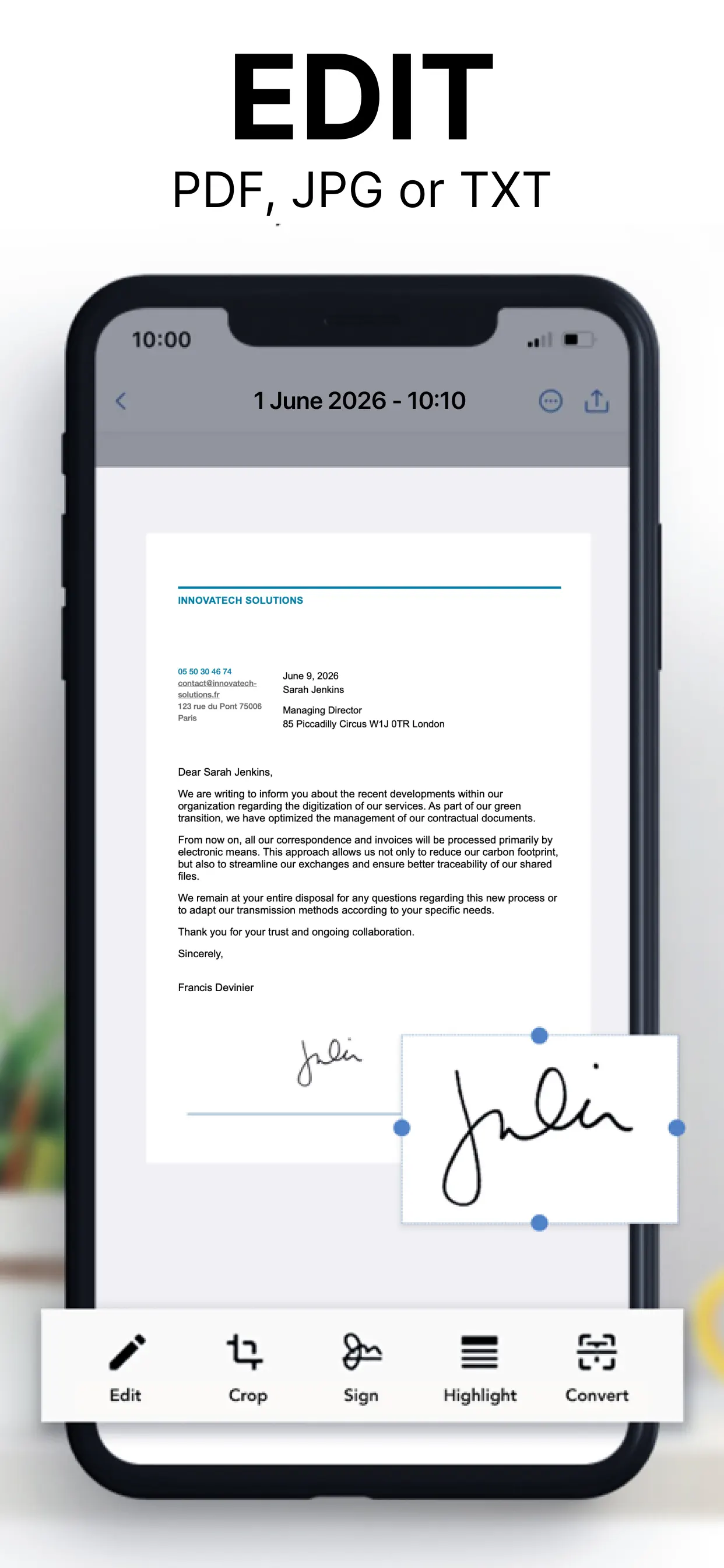 Scanner – Scan PDF & Document App Store screenshot 2