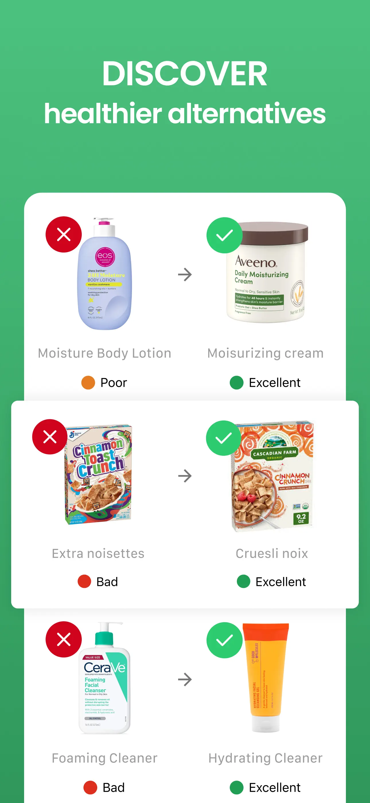Yuka - Food & Cosmetic Scanner App Store screenshot 2