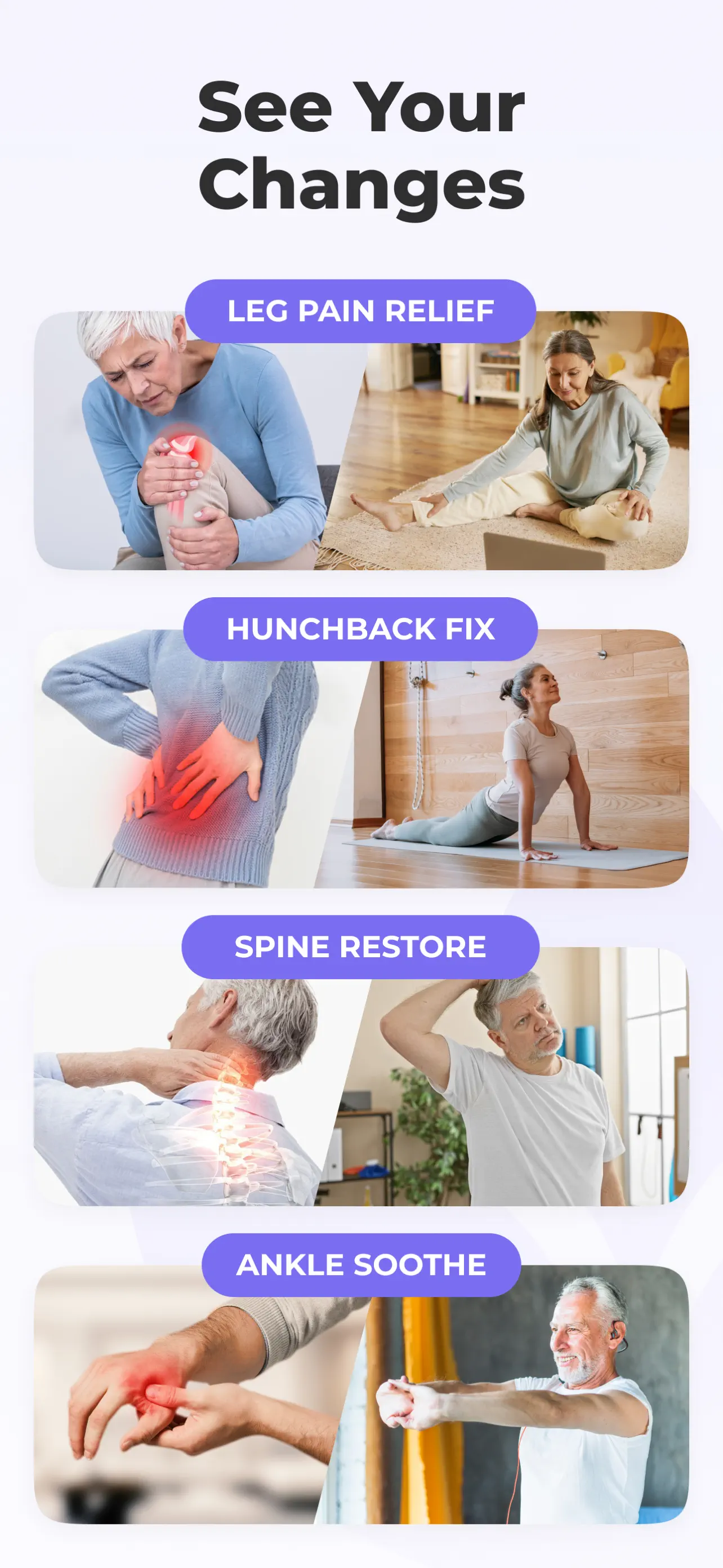 Chair Yoga for Seniors at Home App Store screenshot 4