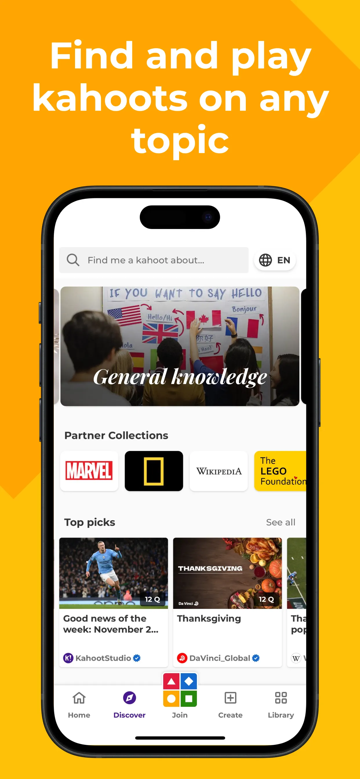 Kahoot! Play & Create Quizzes App Store screenshot 2