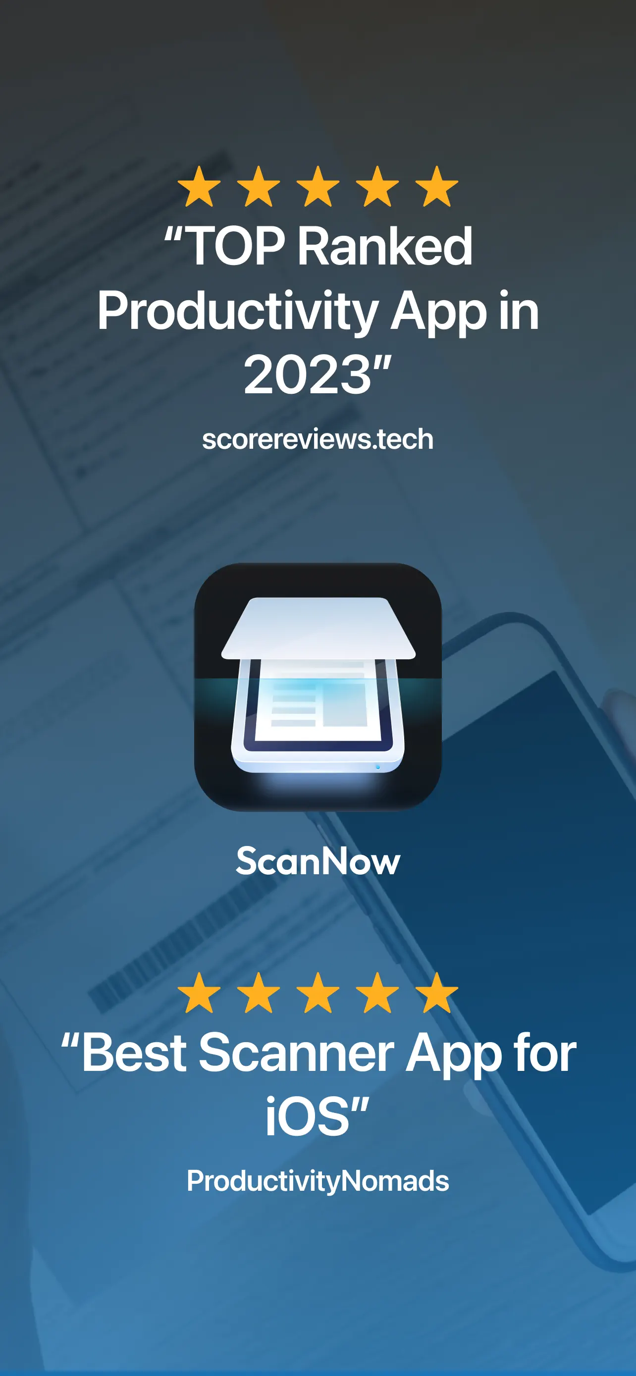 ScanNow: Convert PDF, JPG, Doc App Store screenshot 1