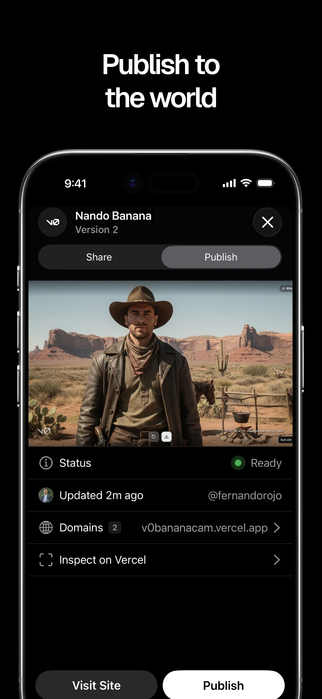 v0 App Store screenshot 3