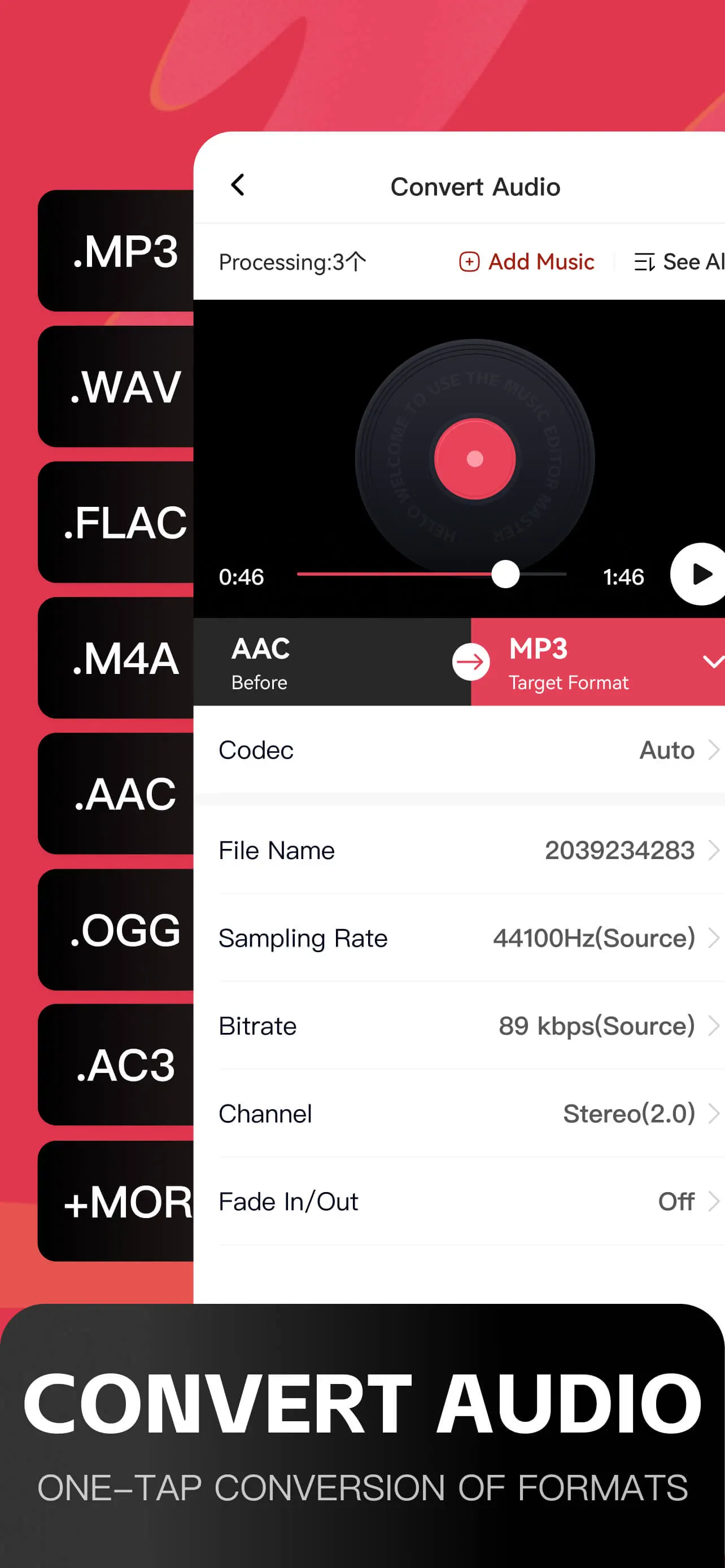 Audio Editor: MP3 Converter App Store screenshot 4