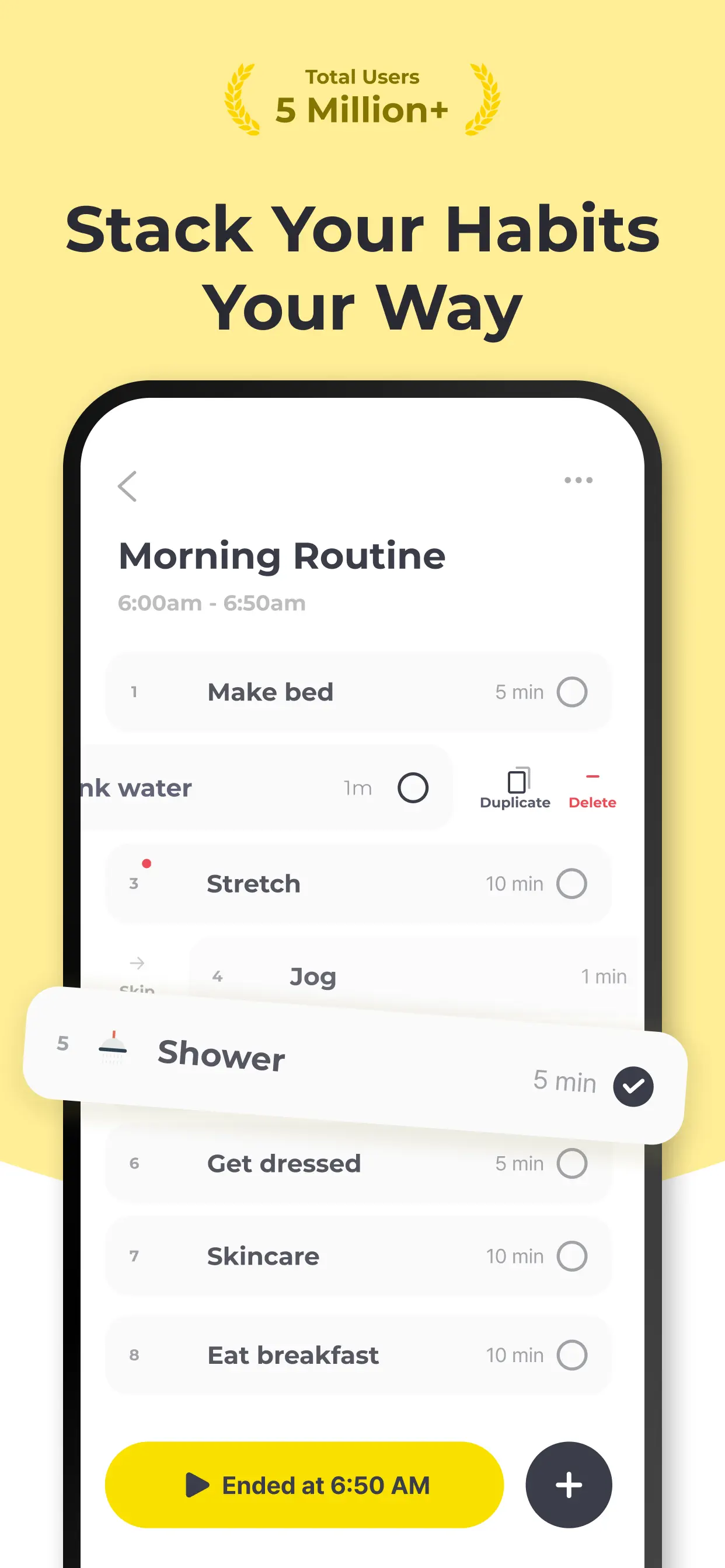 Routine Planner, Habit Tracker App Store screenshot 2