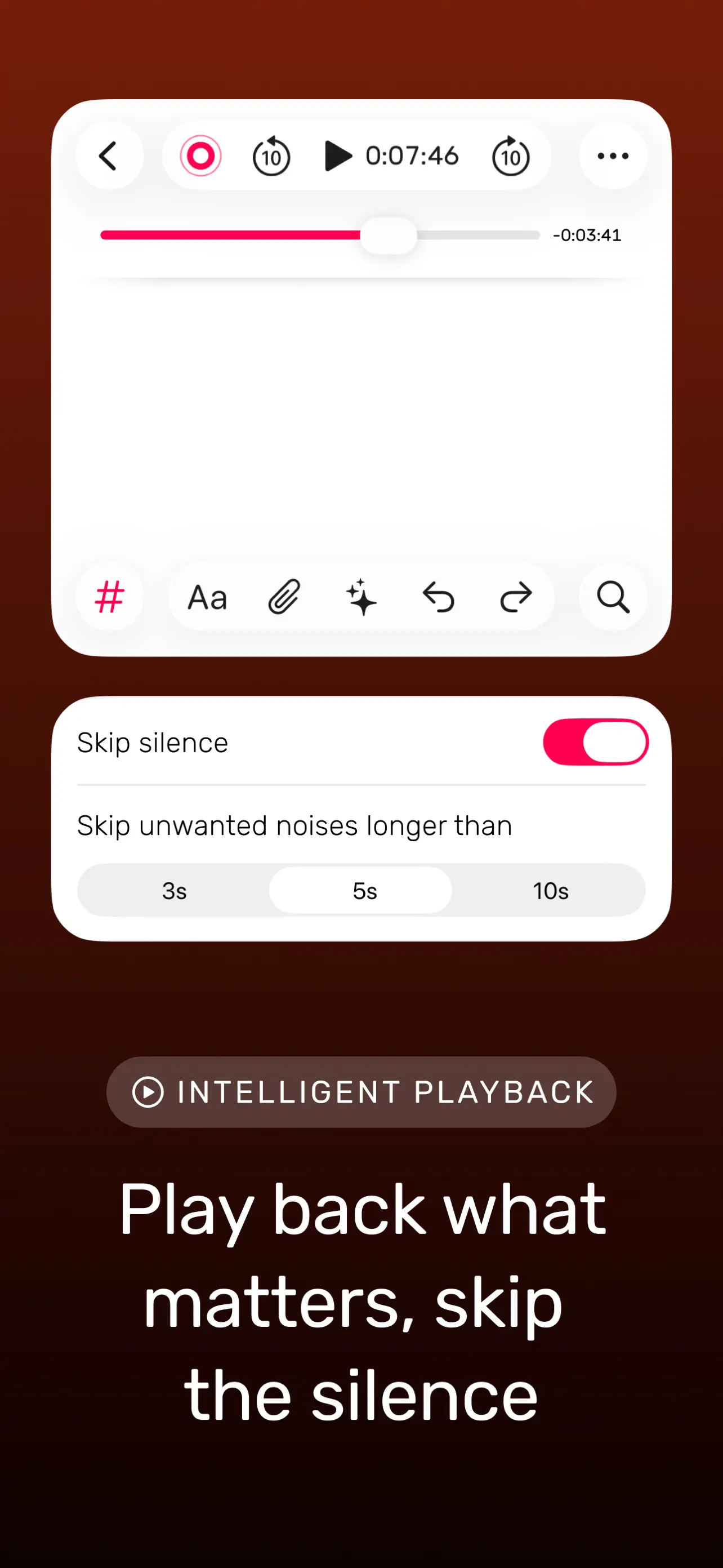 Noted: Record & AI Transcribe App Store screenshot 4