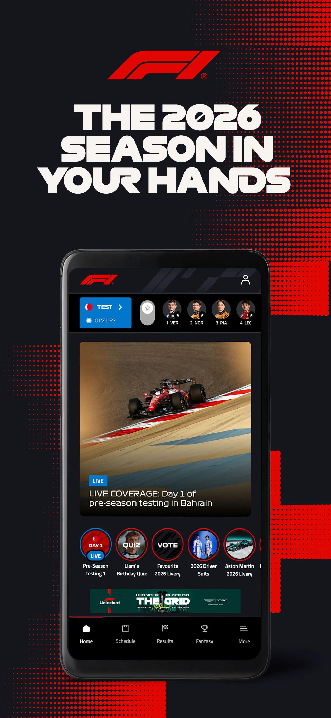 Formula 1® App Store screenshot 1
