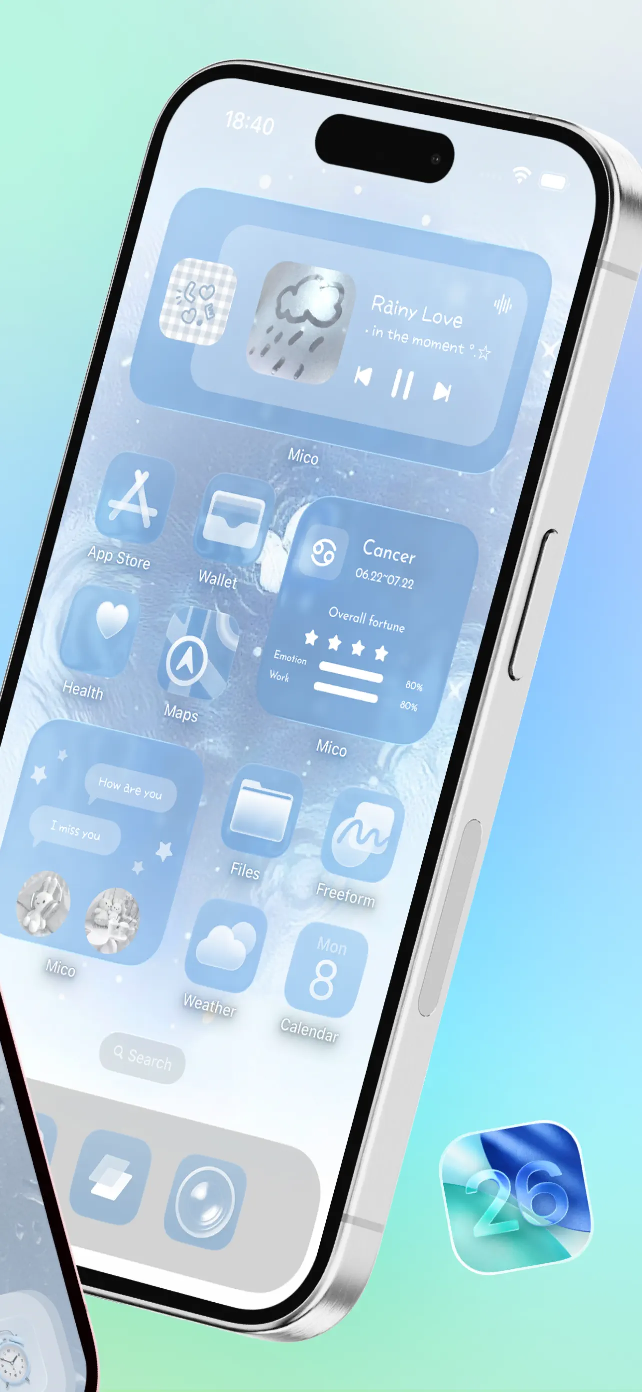 Mico - Widget & Live Wallpaper App Store screenshot 2