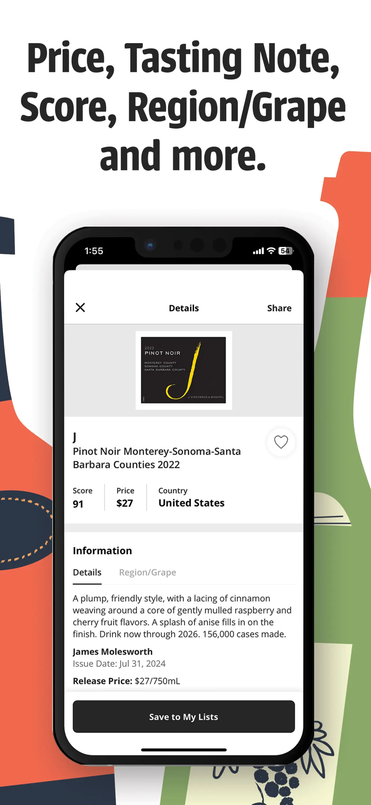 WineRatings+ by Wine Spectator App Store screenshot 4