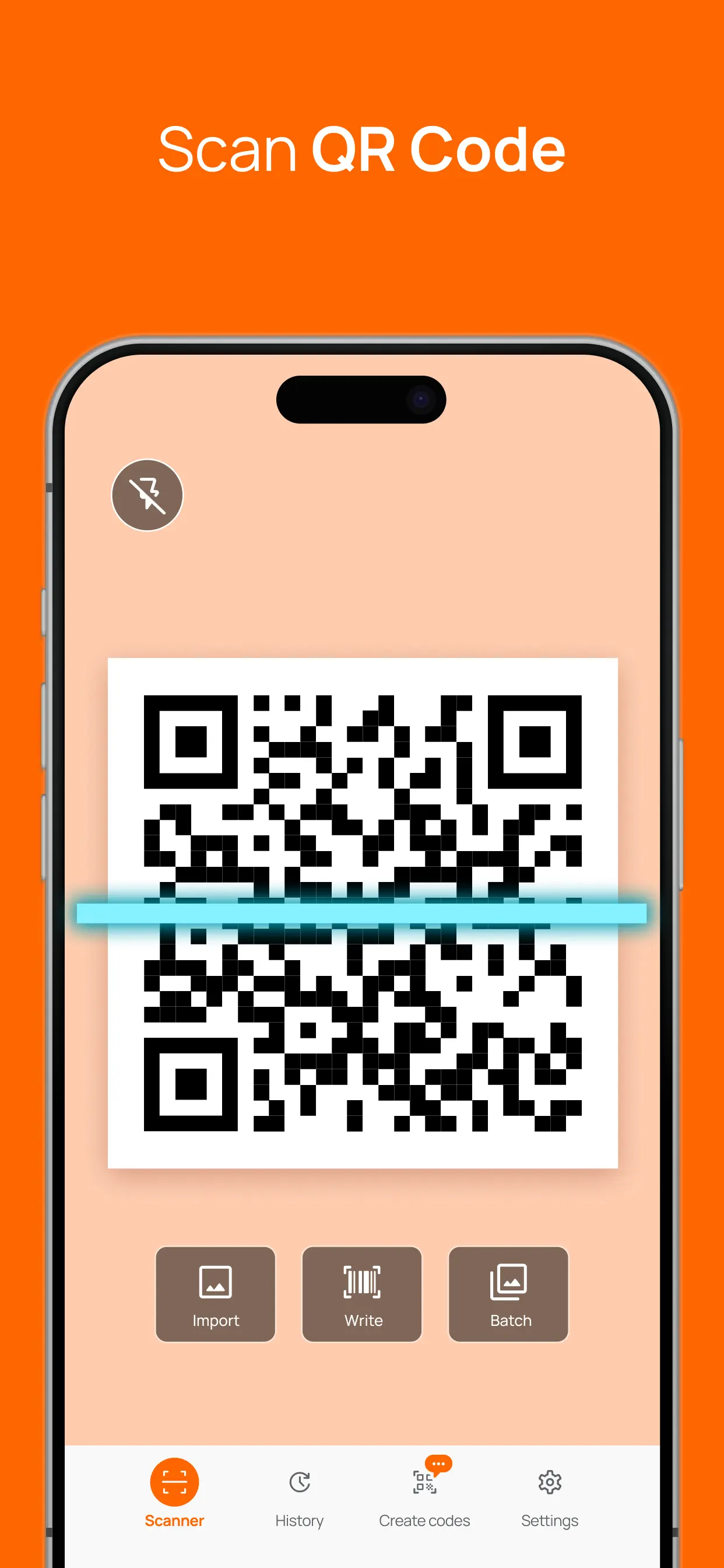 QR Code Reader＊Barcode Scanner App Store screenshot 1