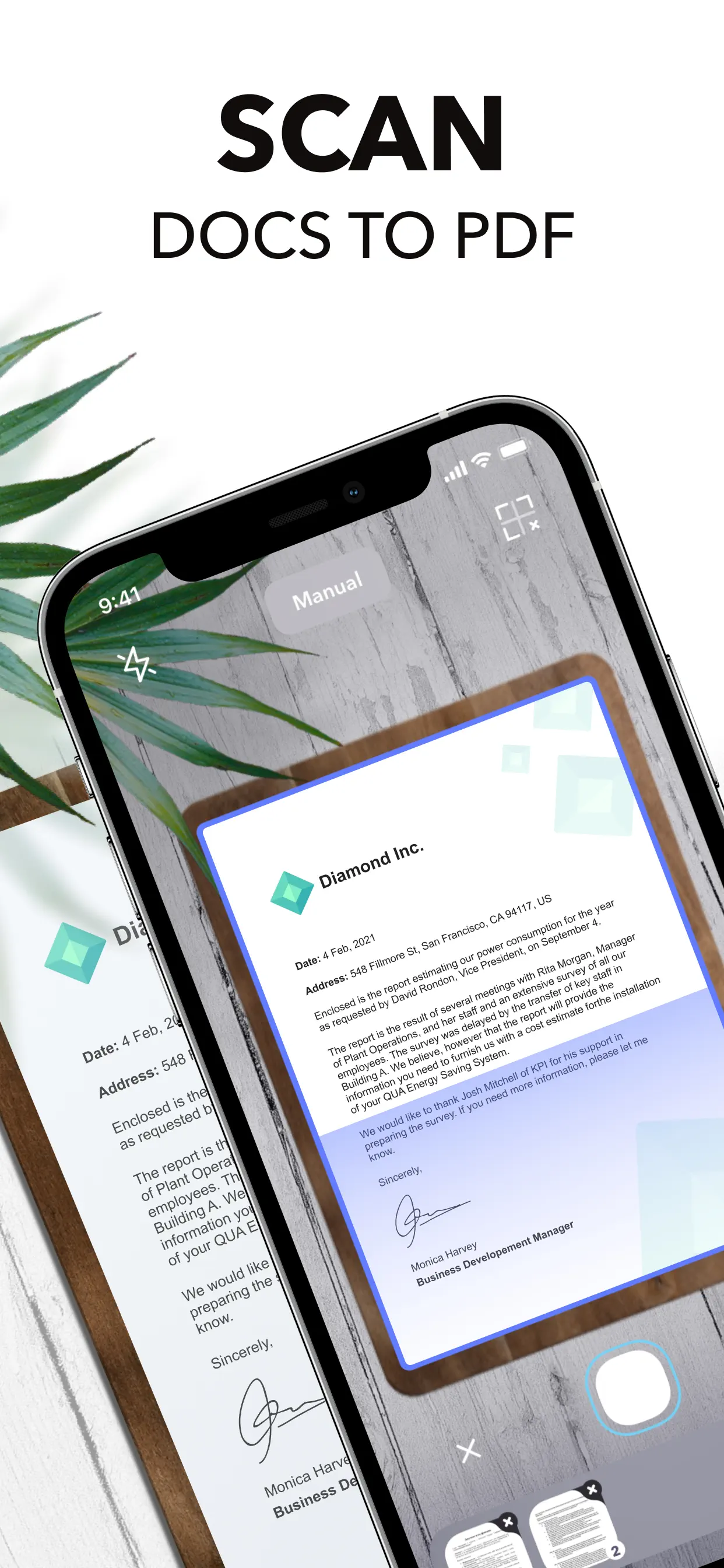 PDF Scanner App: Scanner+ Docs App Store screenshot 1