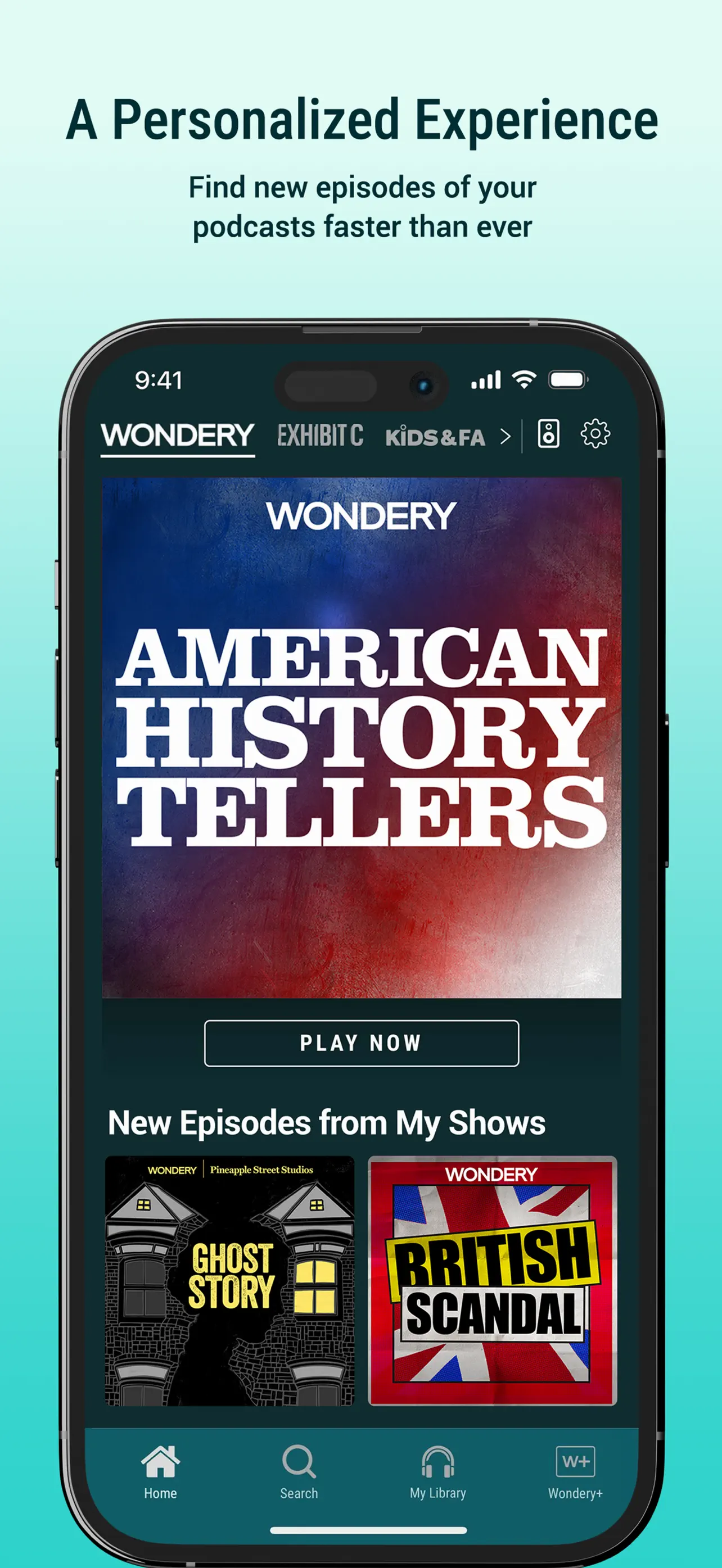 Wondery: Must-Hear Podcasts App Store screenshot 4