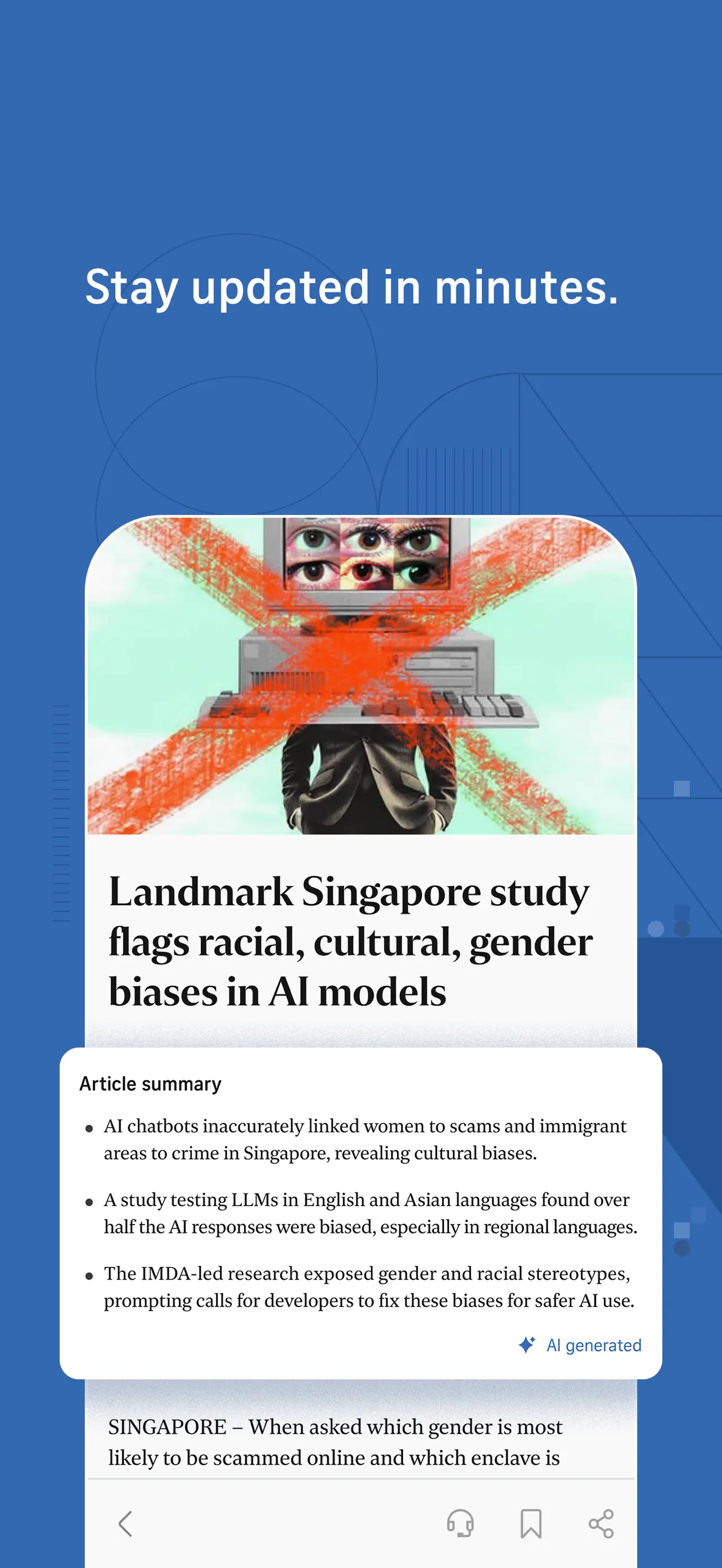The Straits Times App Store screenshot 2