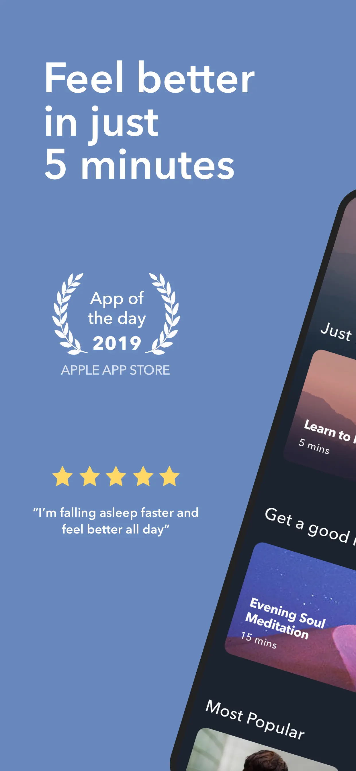Simple Habit Sleep, Meditation App Store screenshot 1