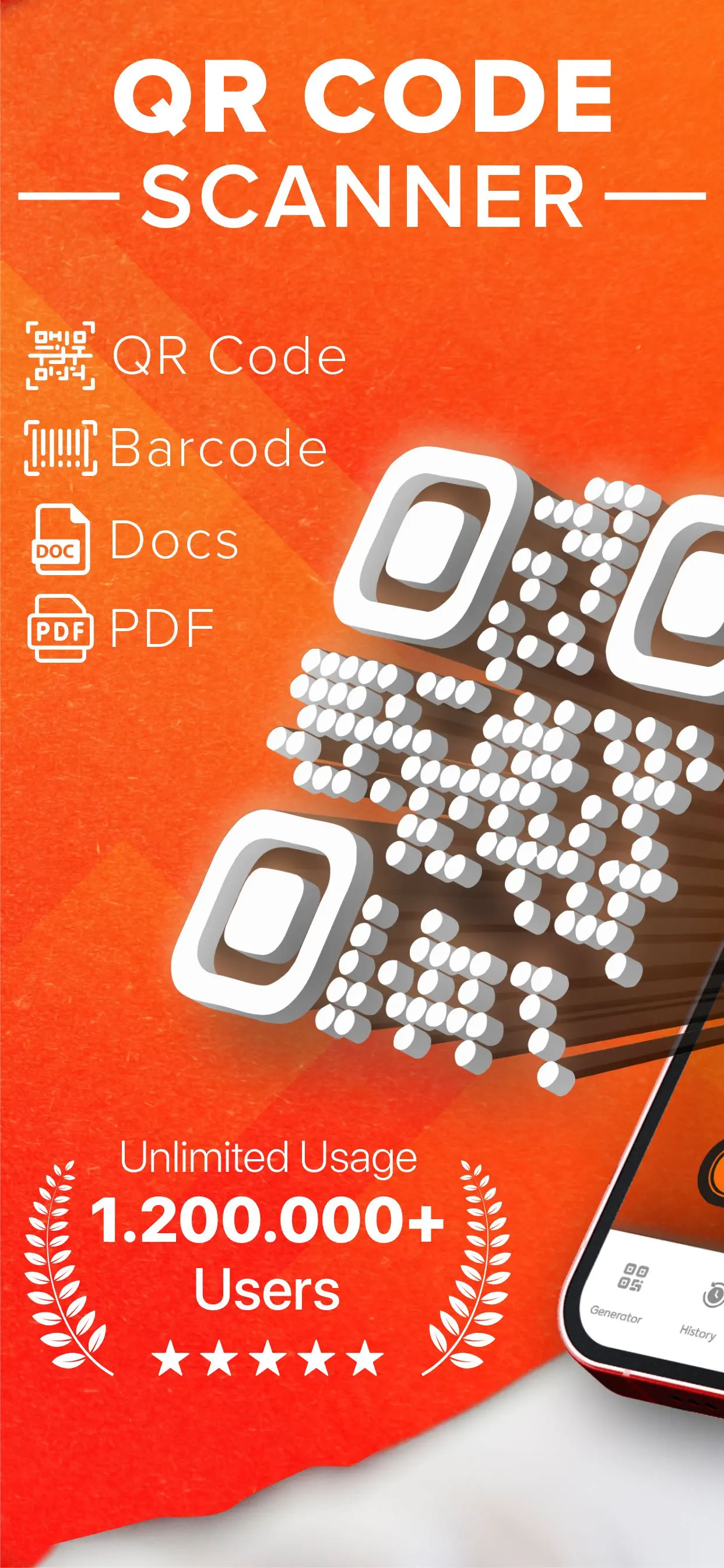QR Reader- Scanner & Generator App Store screenshot 4