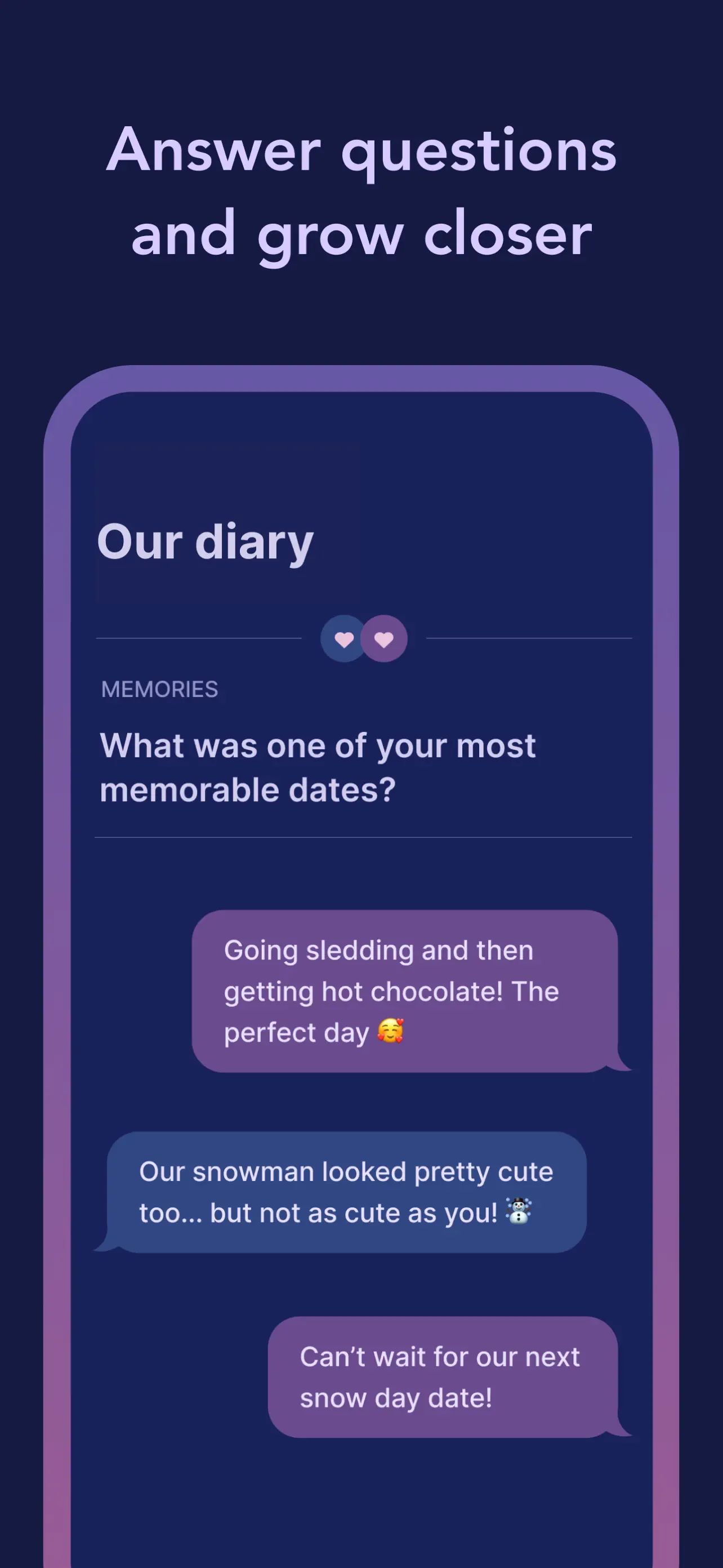 Cozy Couples: Relationship App App Store screenshot 2