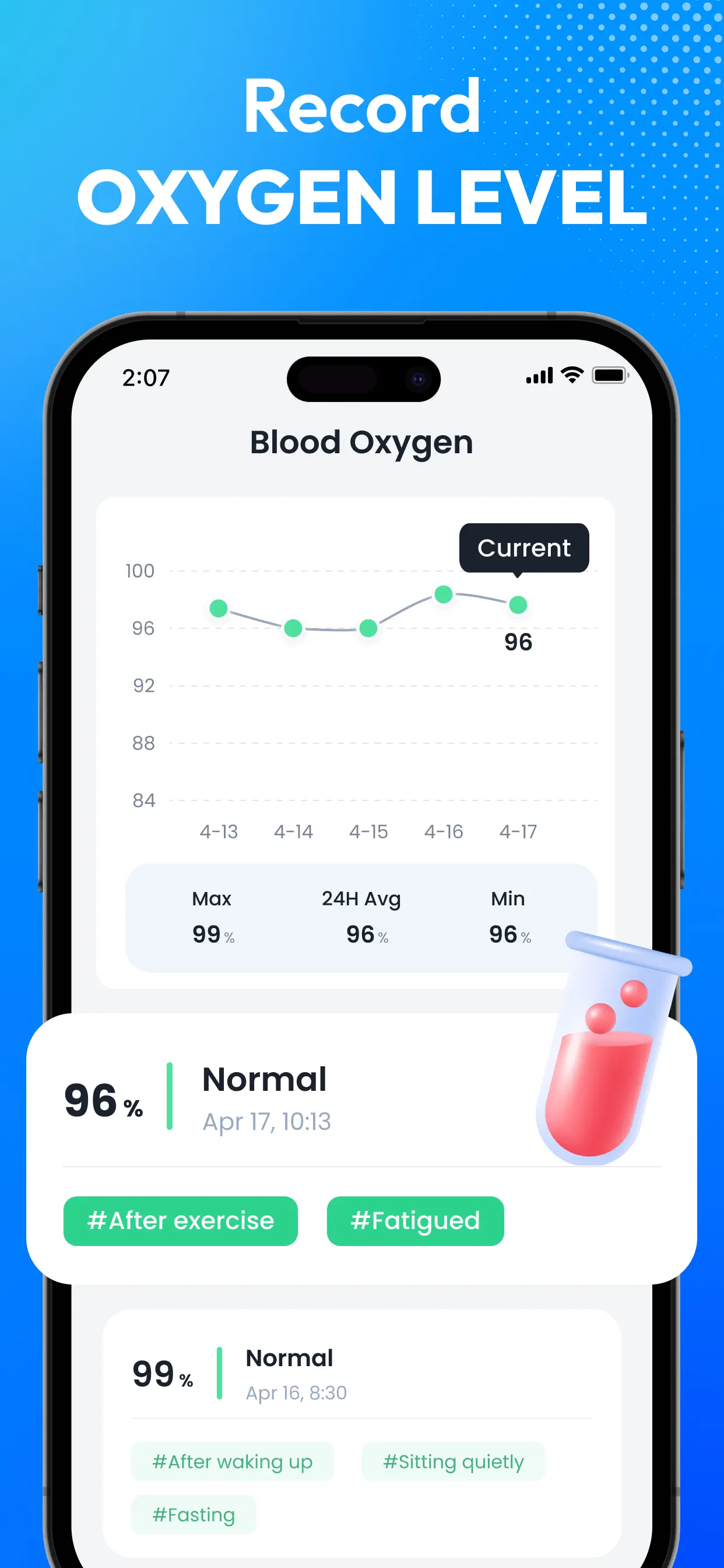 Blood Pressure App-BP Tracker App Store screenshot 3