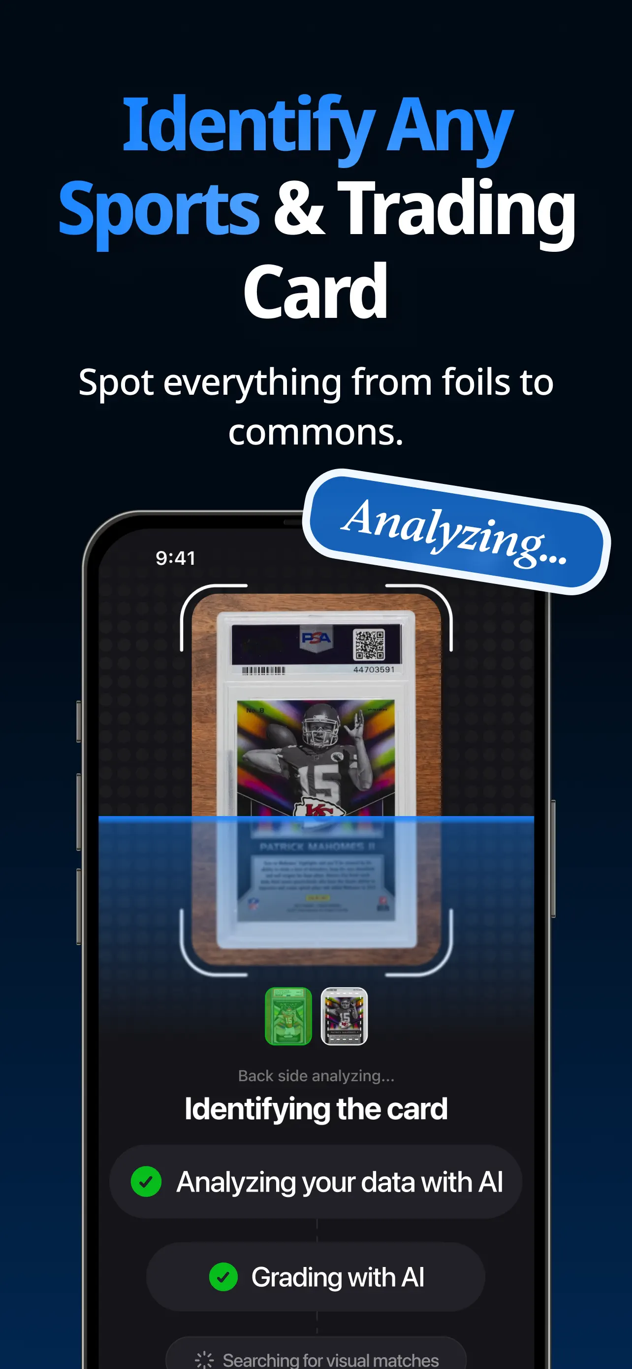 Cardly AI: Sports Card Scanner App Store screenshot 2