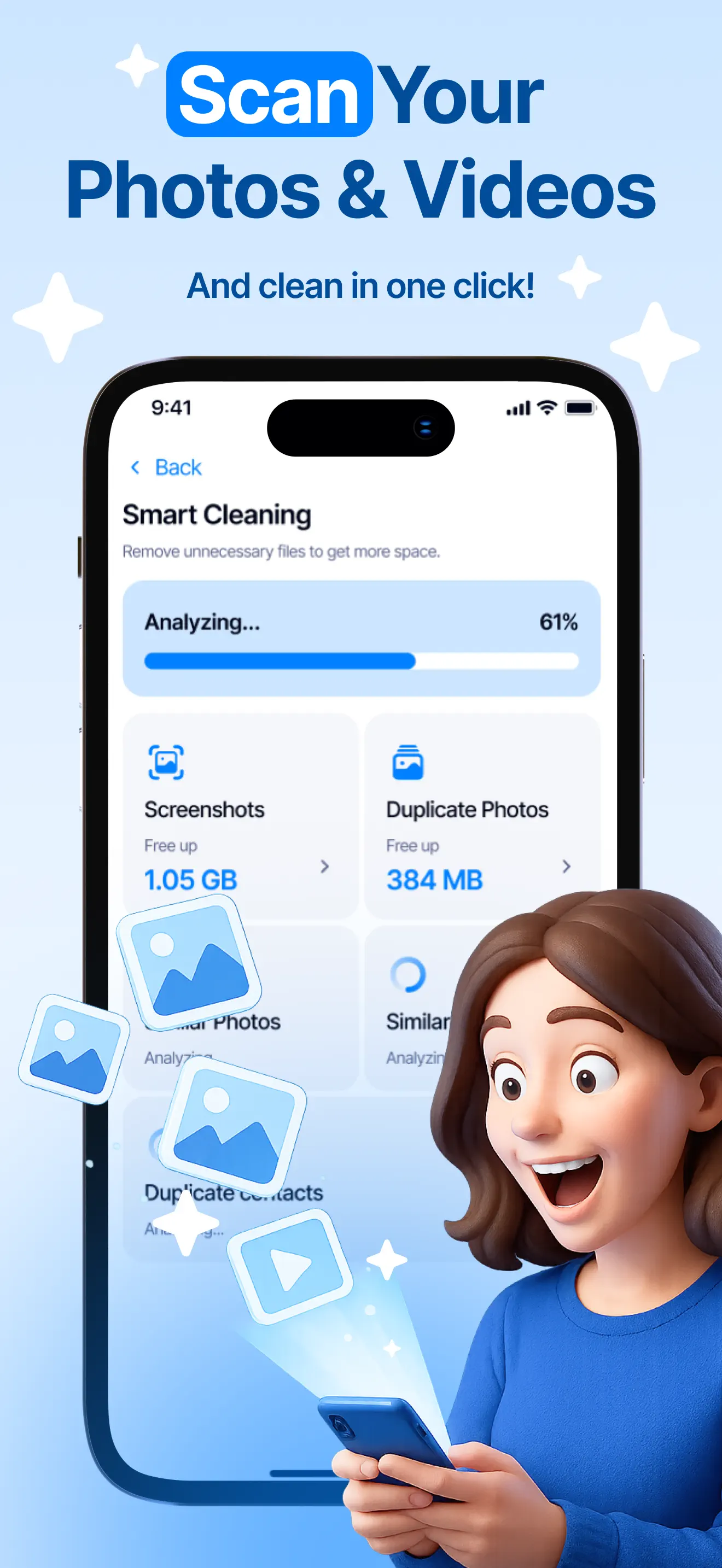 MaxCleaner AI: Free Up Space App Store screenshot 2