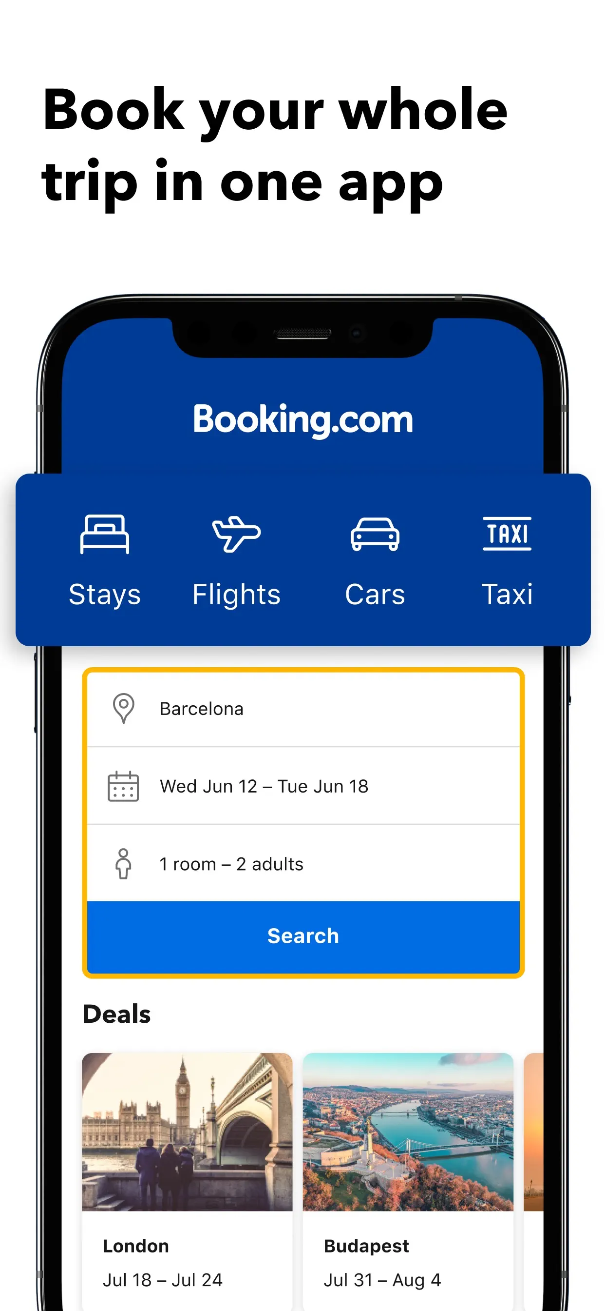 Booking.com: Hotels & Travel App Store screenshot 1