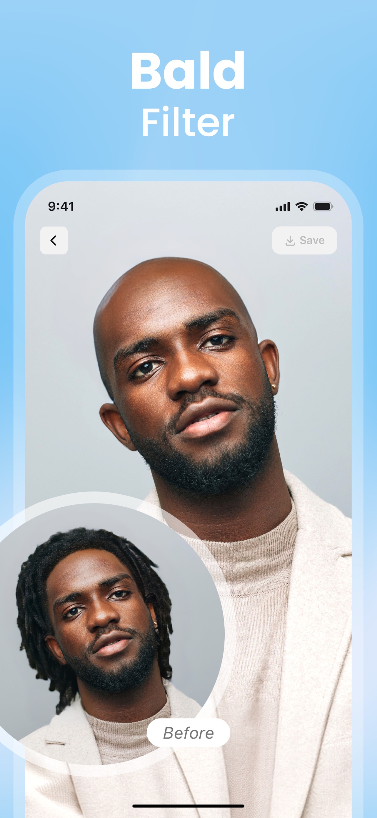 Hair AI: Hairstyle Filter, Cut App Store screenshot 1