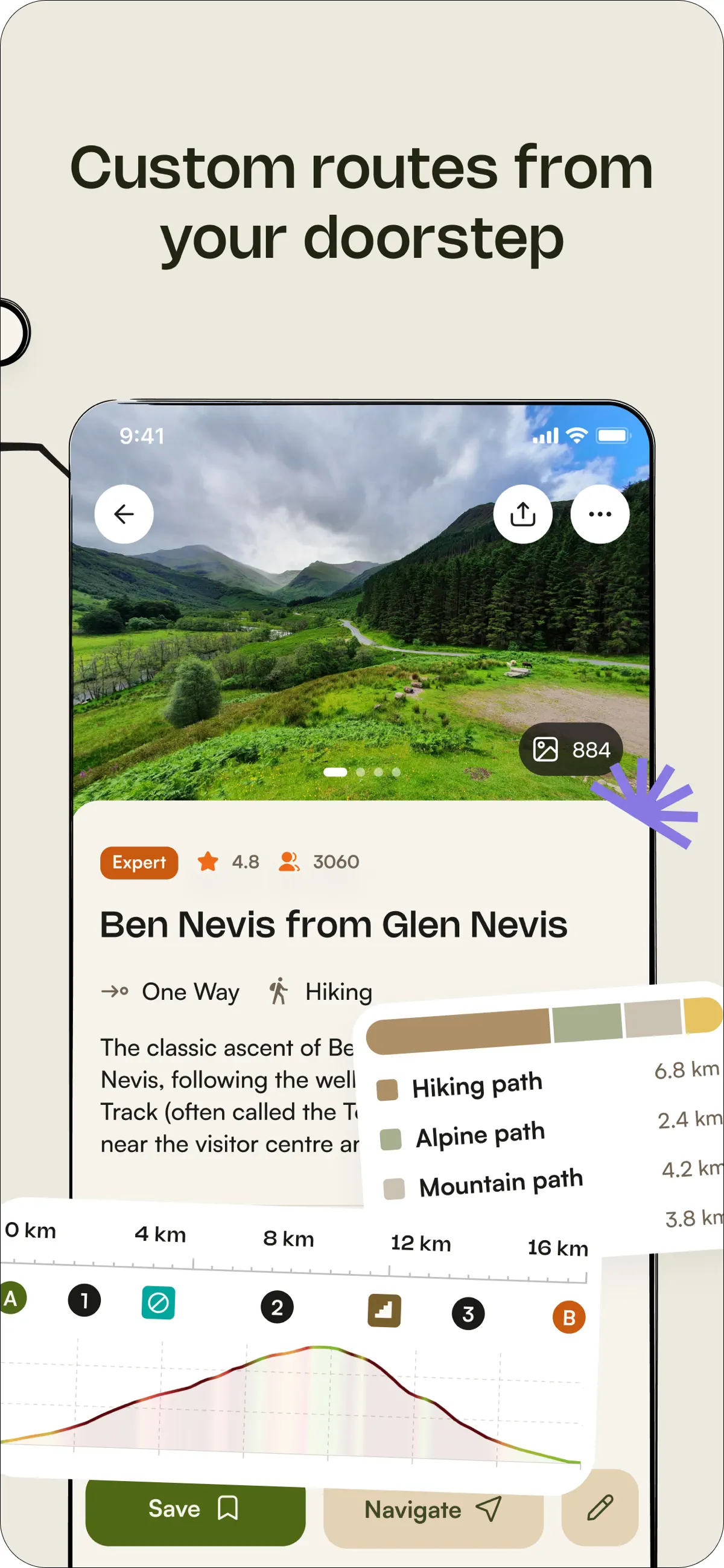 komoot - hike, bike & run App Store screenshot 2