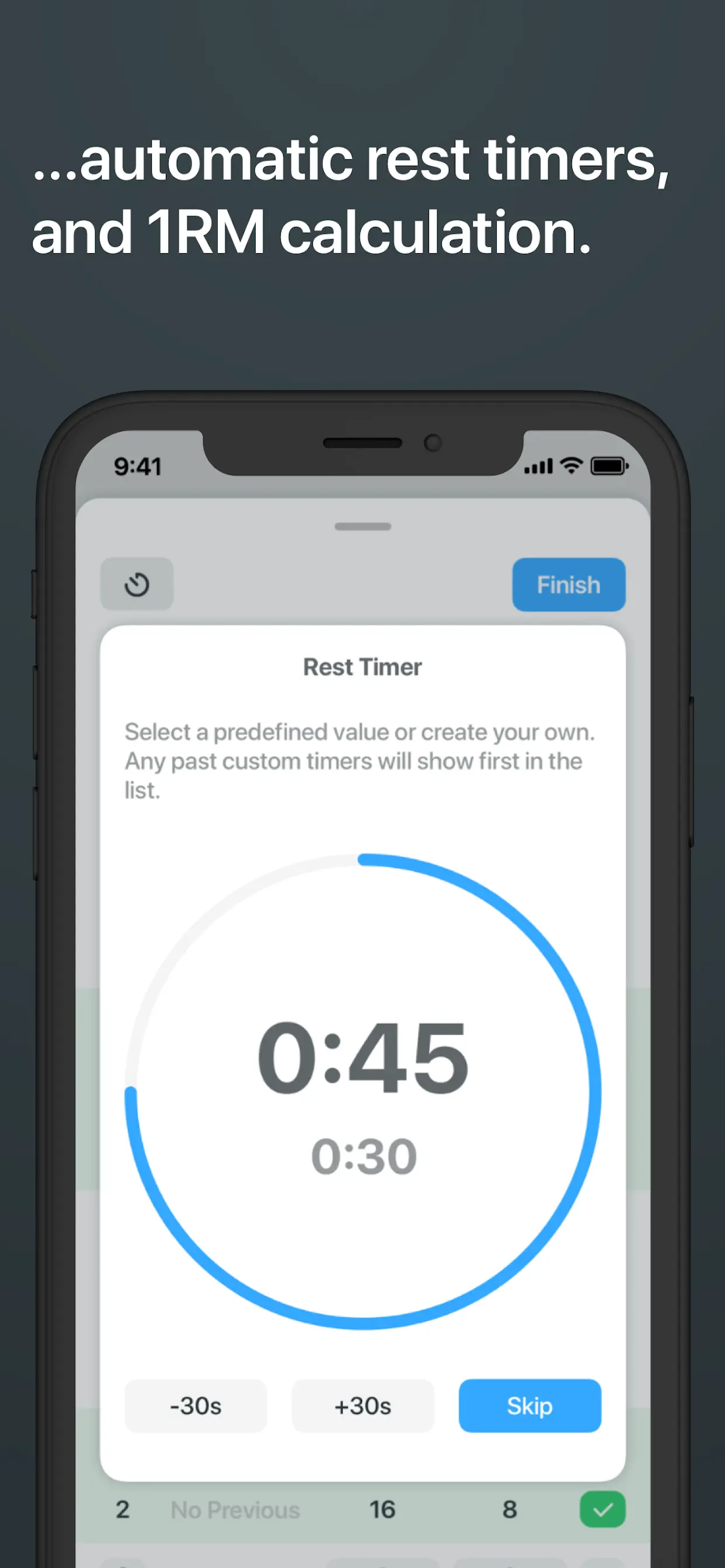 Strong Workout Tracker Gym Log App Store screenshot 4