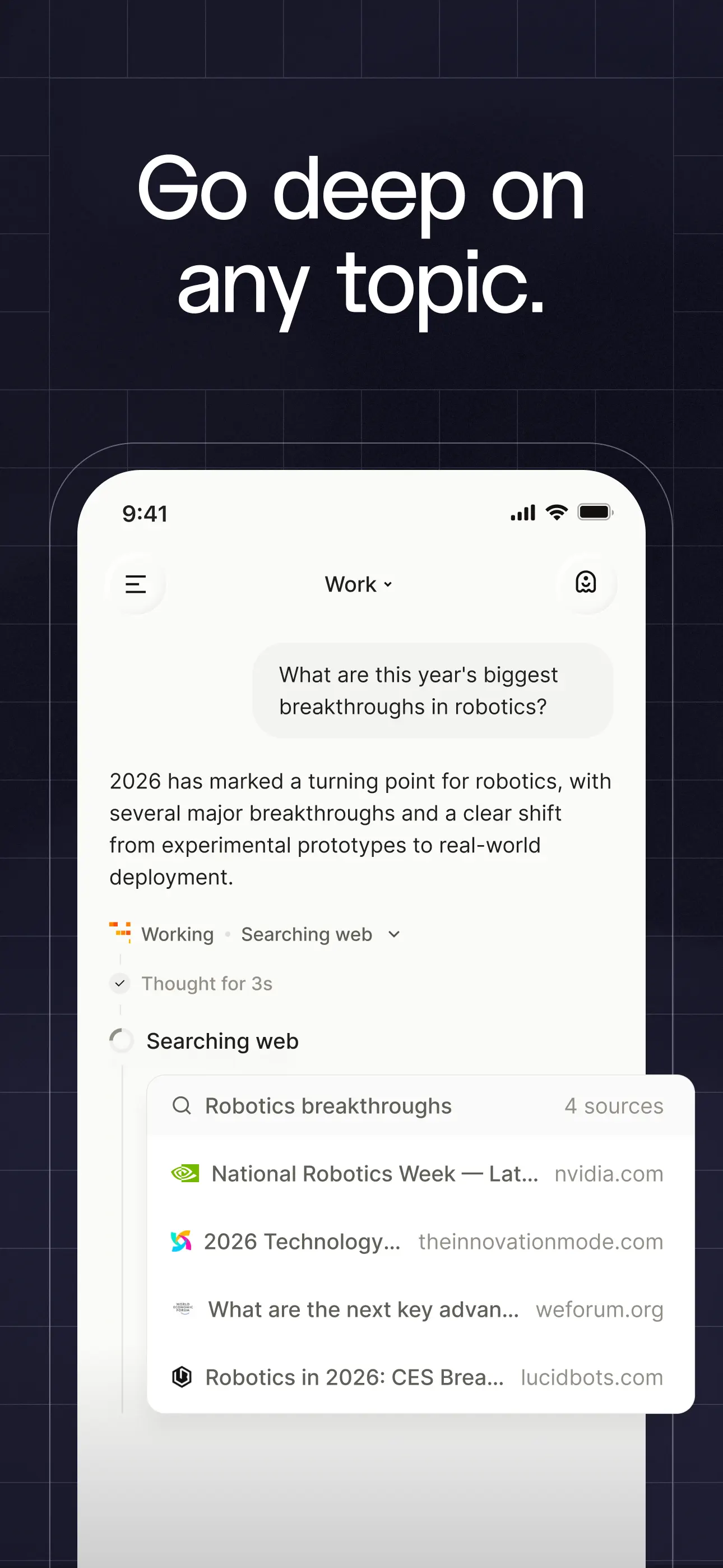 Vibe by Mistral (ex-Le Chat) App Store screenshot 3