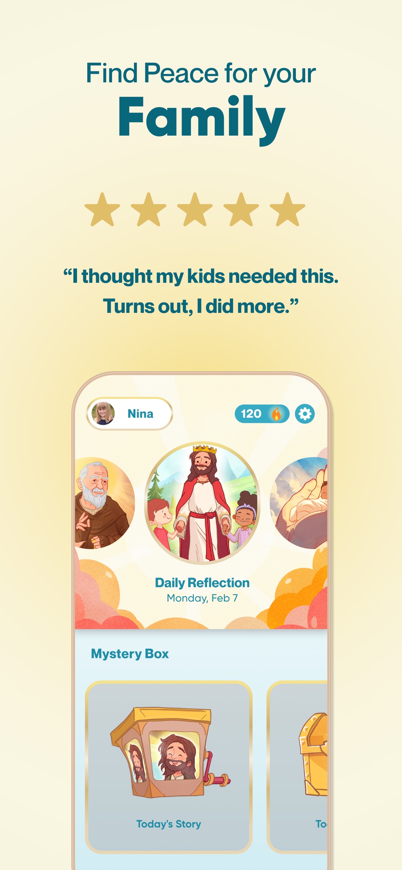Theo: Prayer & Meditation App Store screenshot 1