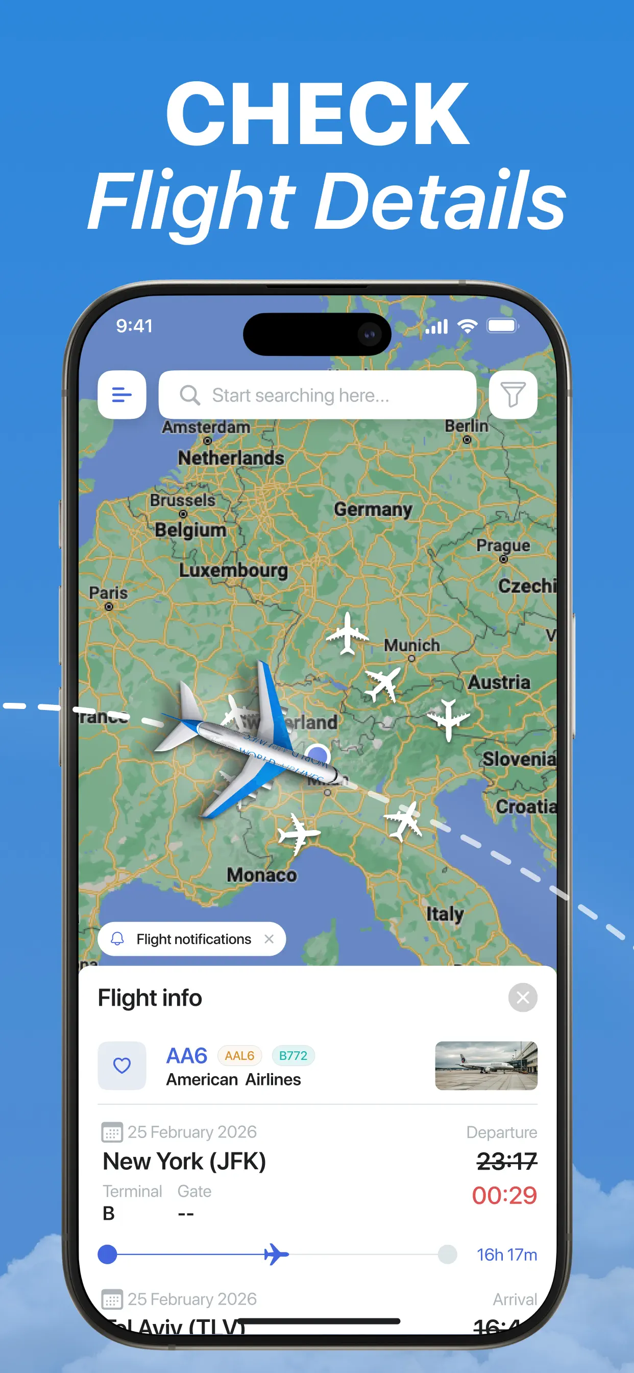 Flight Tracker Airplane Radar App Store screenshot 1