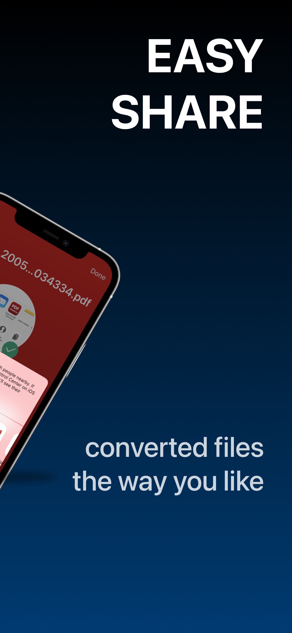 PDF Converter - Word to PDF App Store screenshot 1