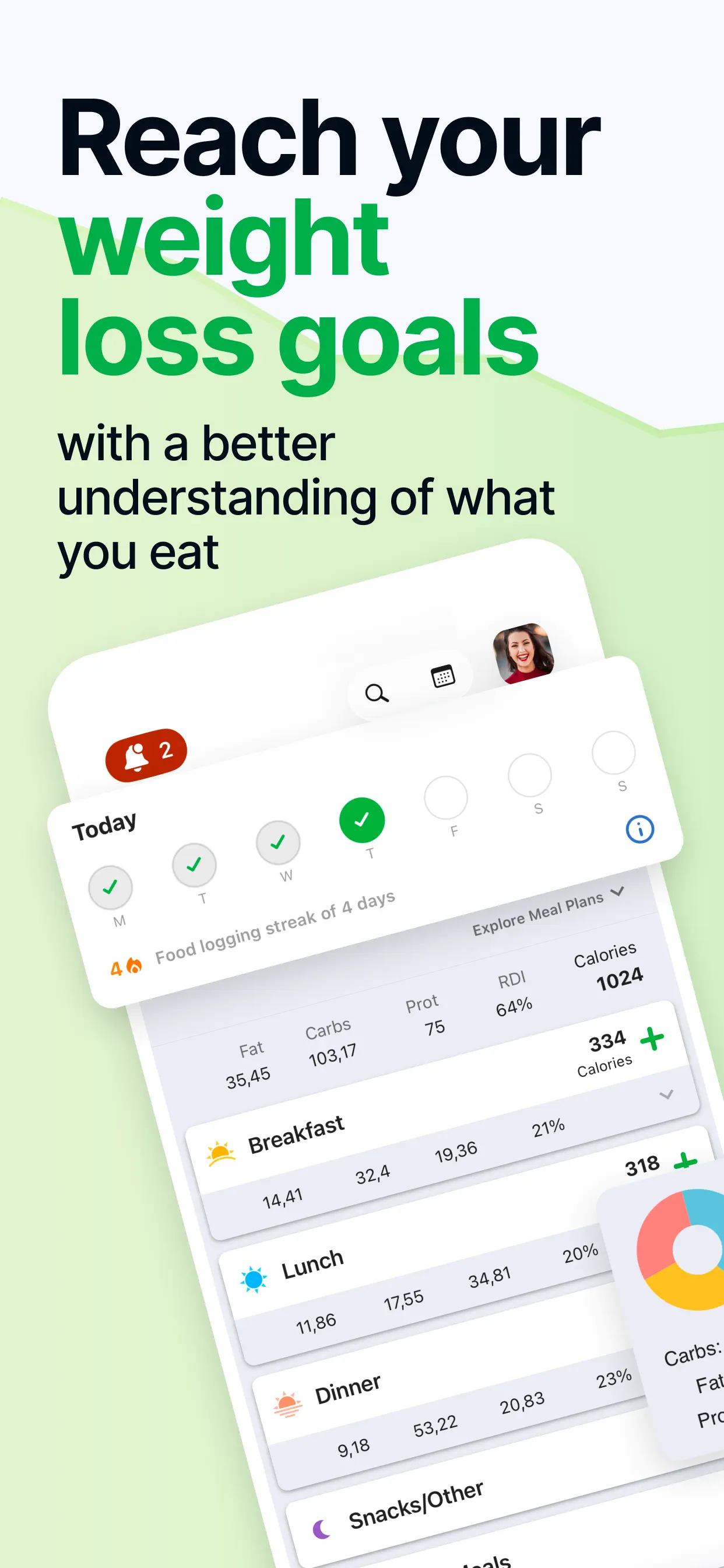 Calorie Counter by fatsecret App Store screenshot 1