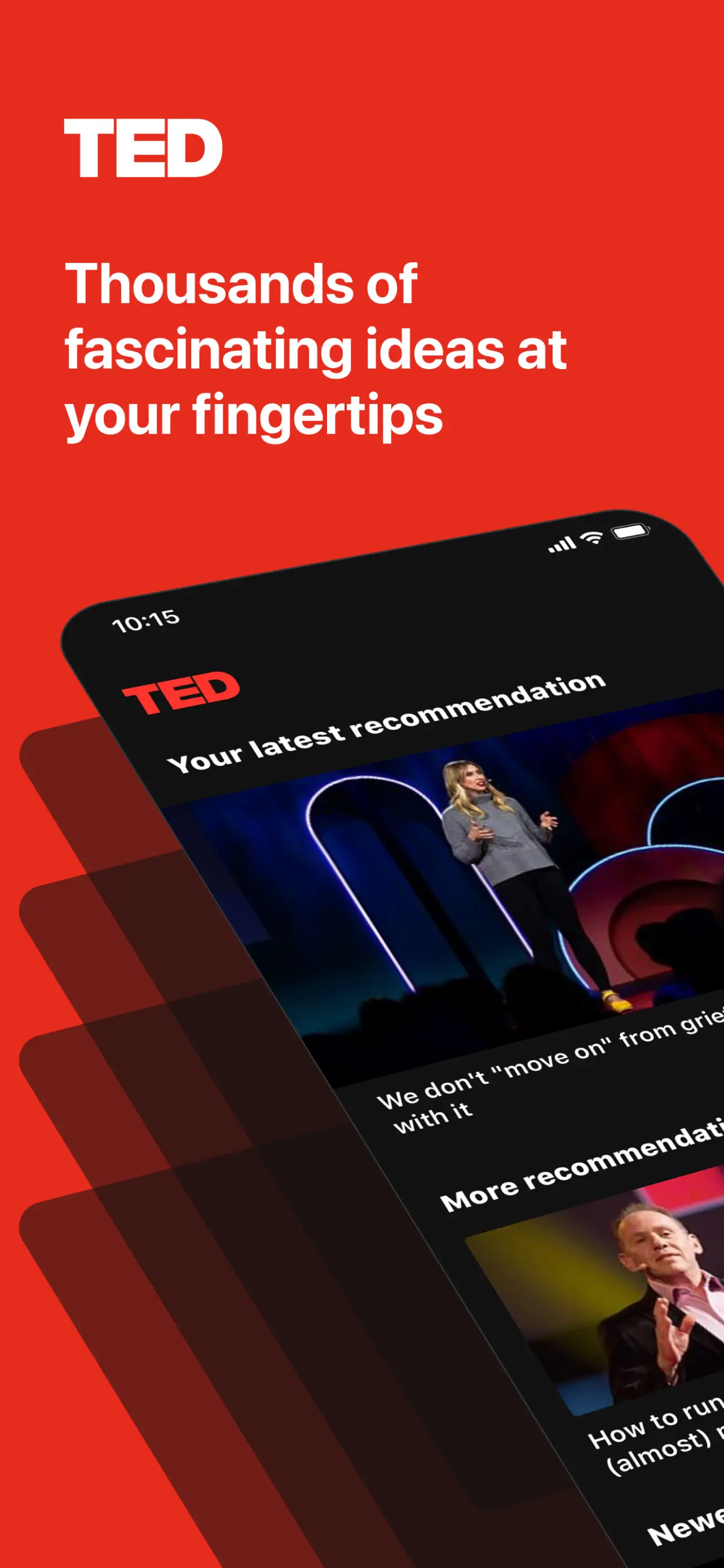 TED Talks: Watch and Learn App Store screenshot 1