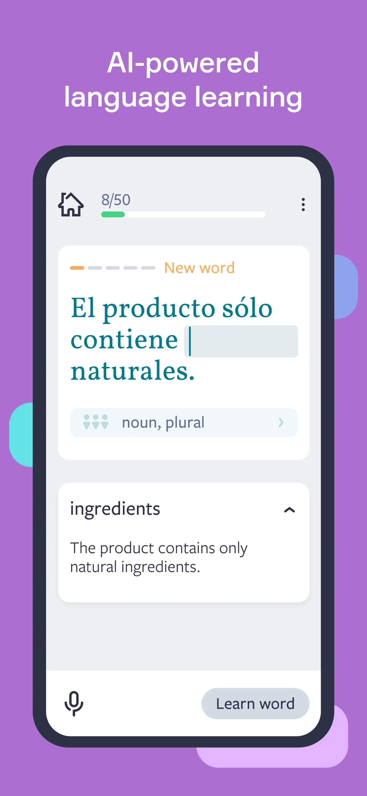 Lingvist: Learn Languages Fast App Store screenshot 3