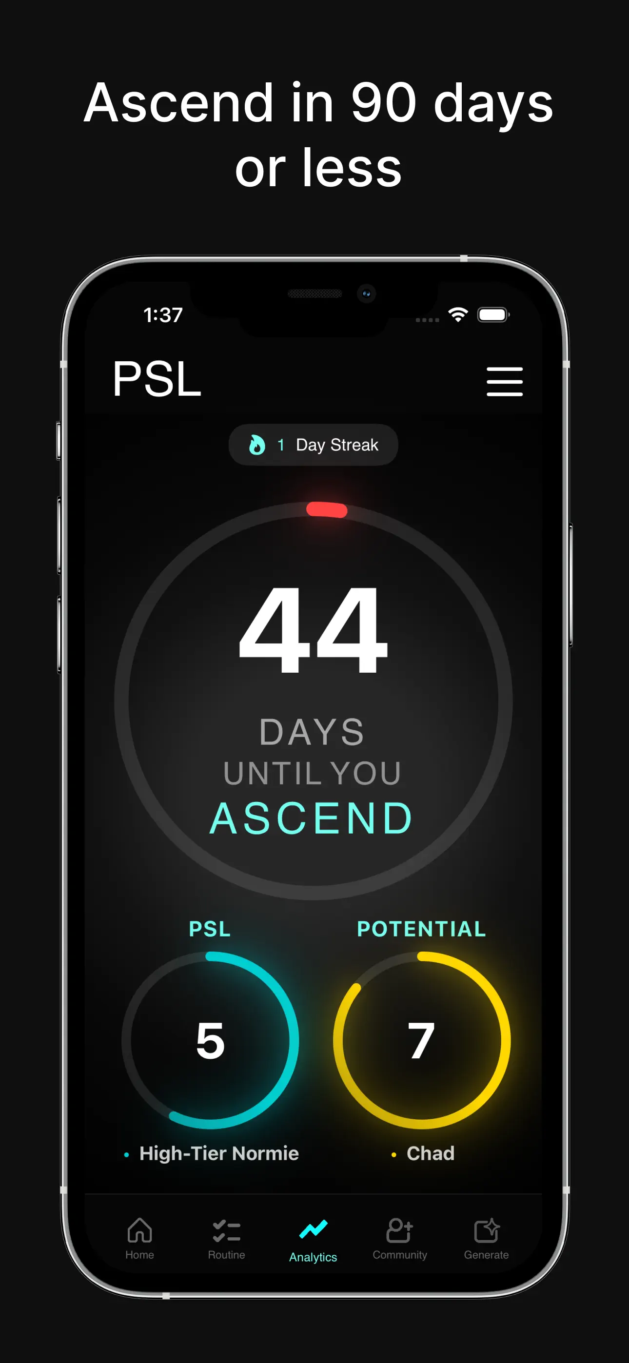 PSL - Looksmax & Ascend App Store screenshot 2