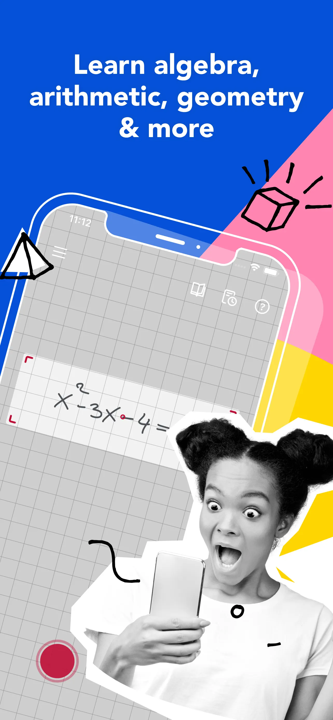 Photomath App Store screenshot 1