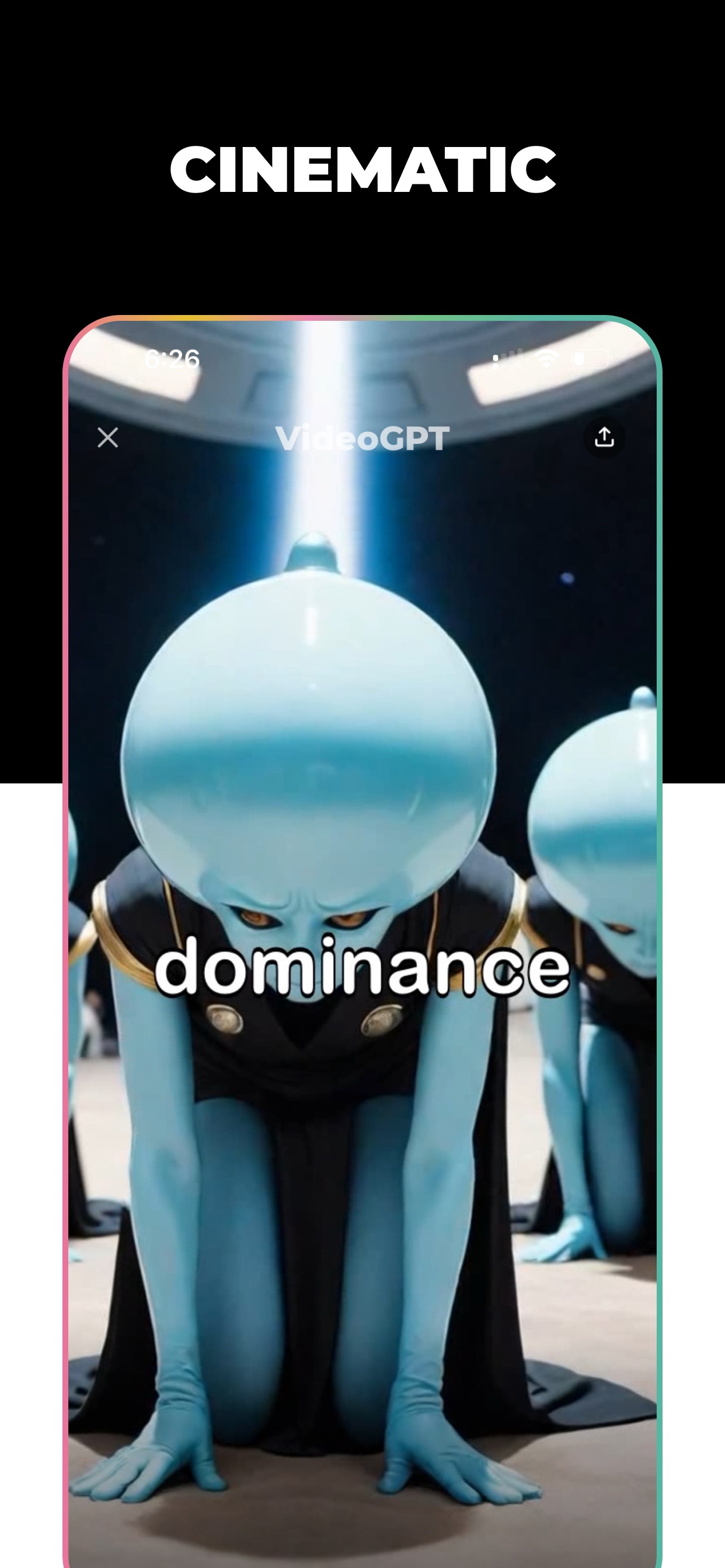 VideoGPT - AI Video Generator App Store screenshot 1