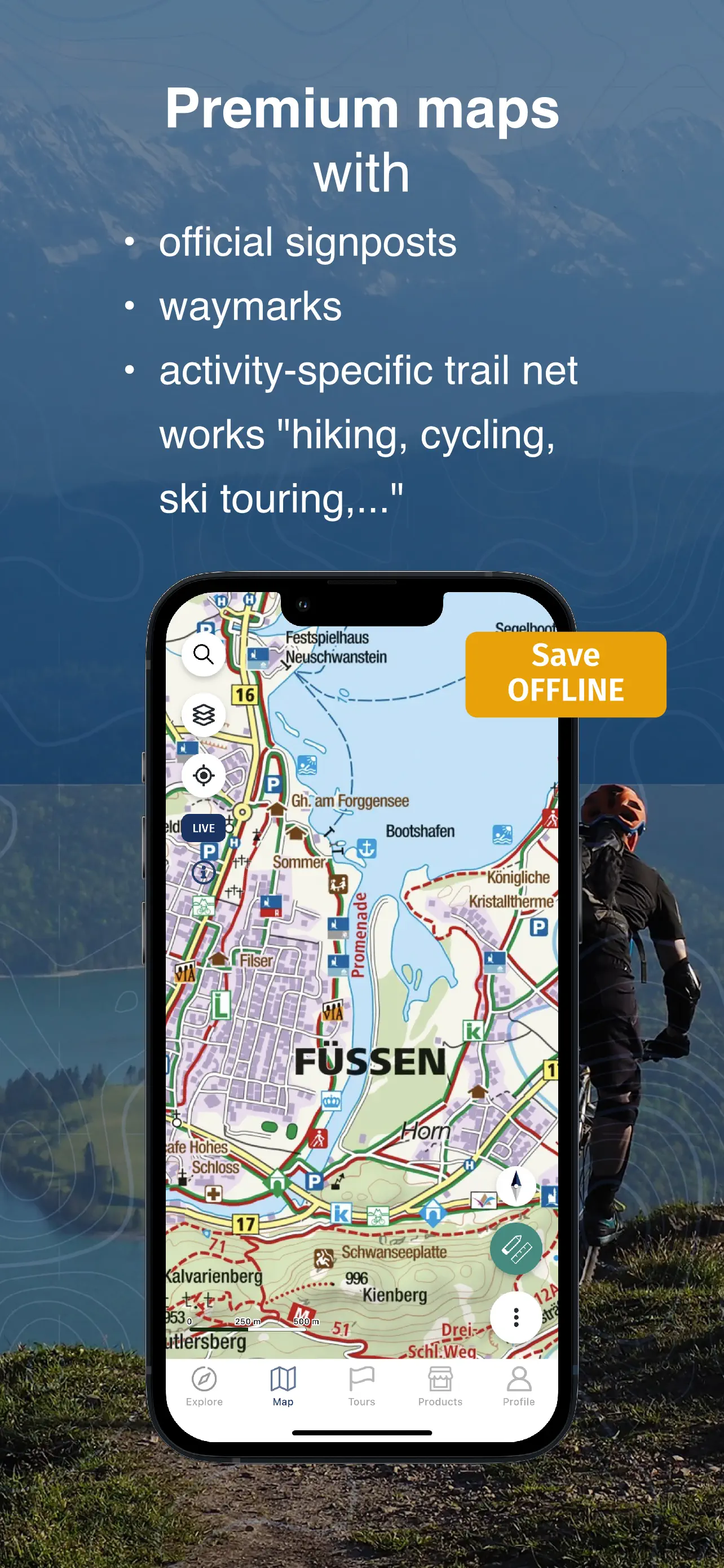 KOMPASS Outdoor & Hiking Maps App Store screenshot 4