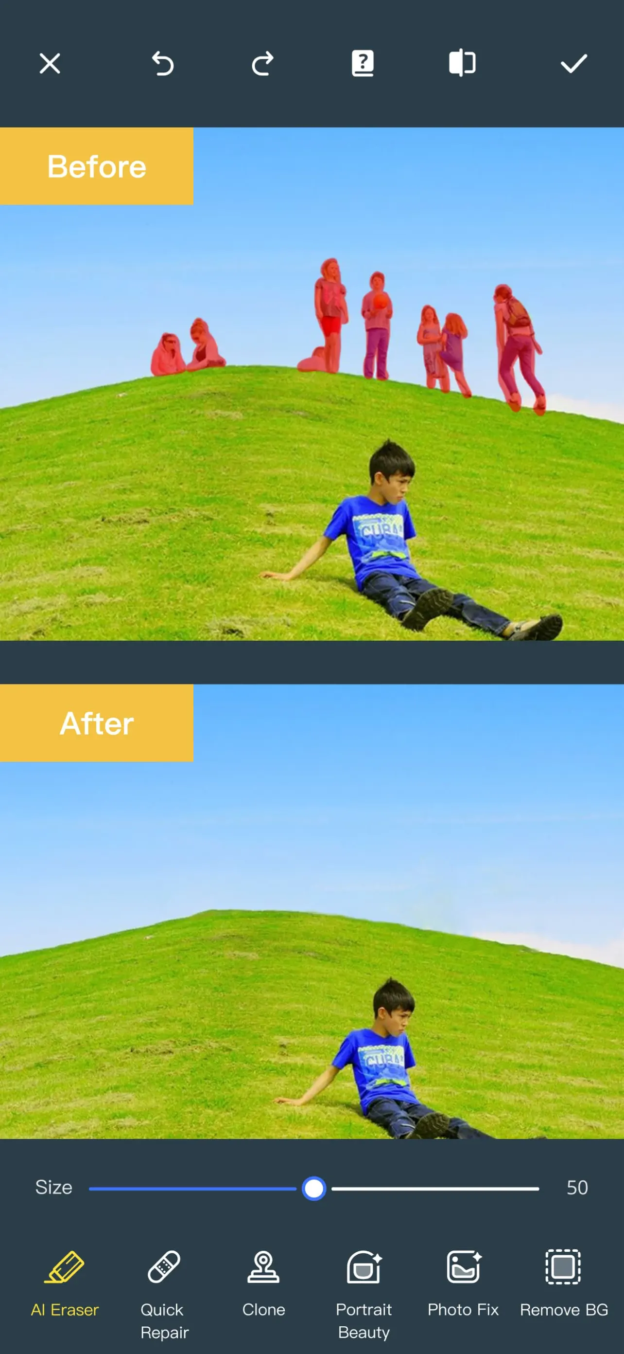 Photo Retouch-Object Removal App Store screenshot 4