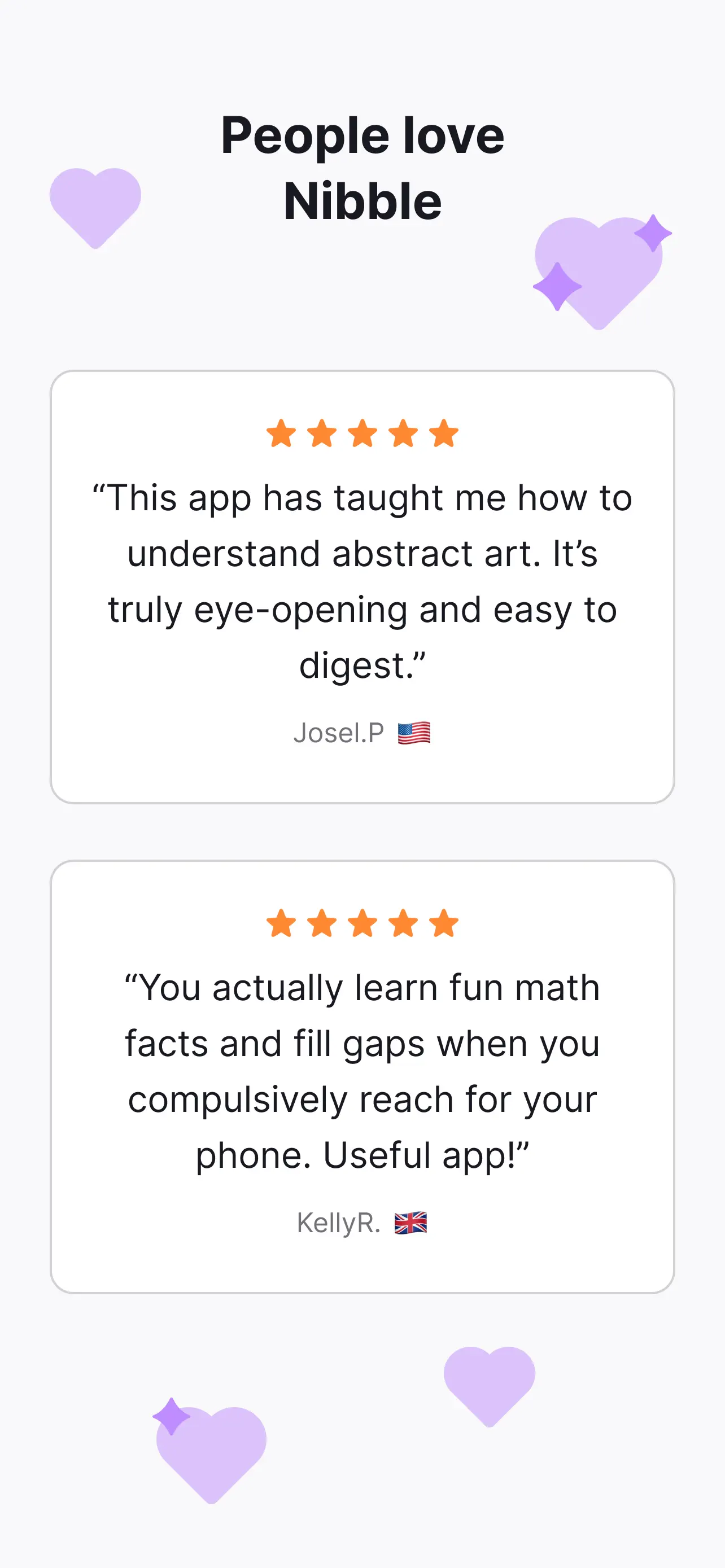Nibble: Daily Learning & Quiz App Store screenshot 2