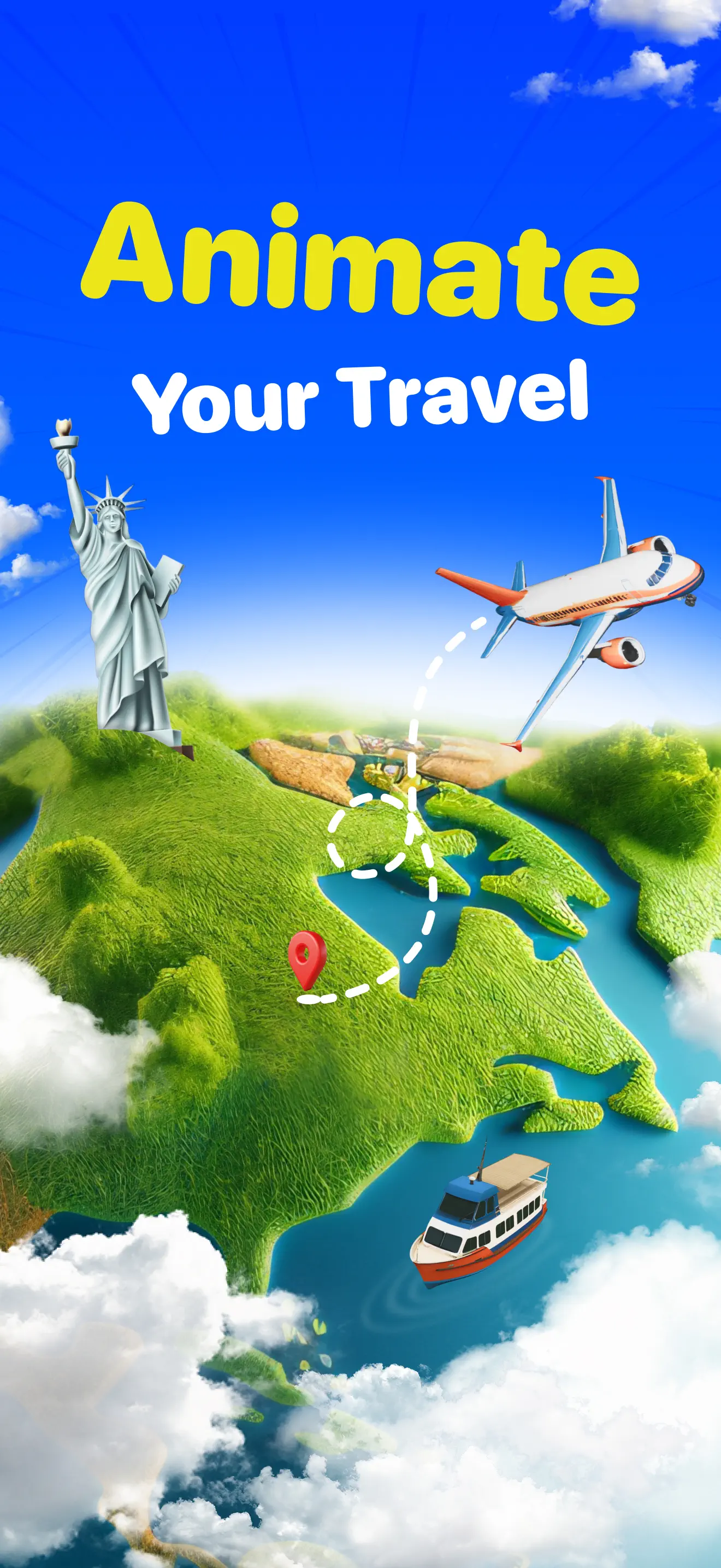 TravelAnimator: Journey Route App Store screenshot 1