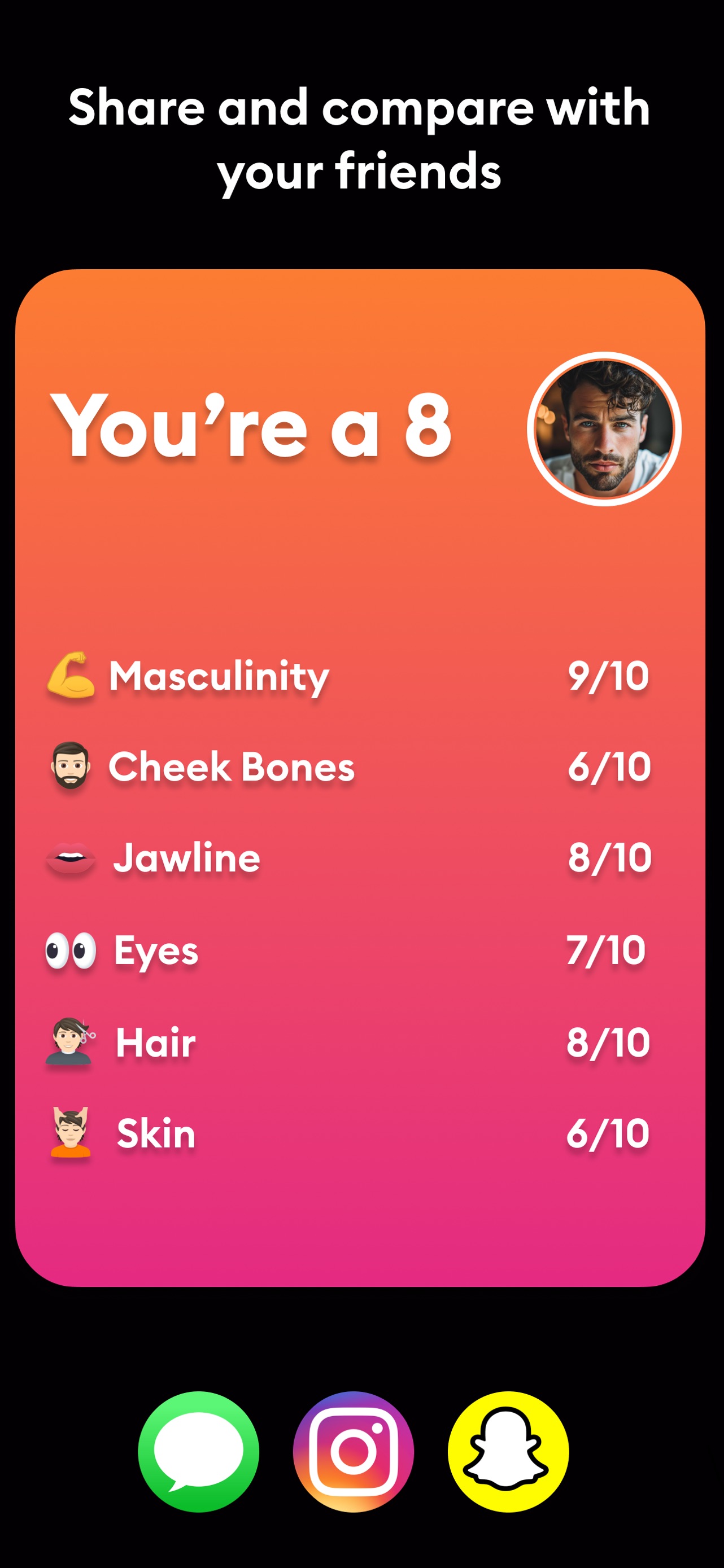 LooksMax AI App Store screenshot 3
