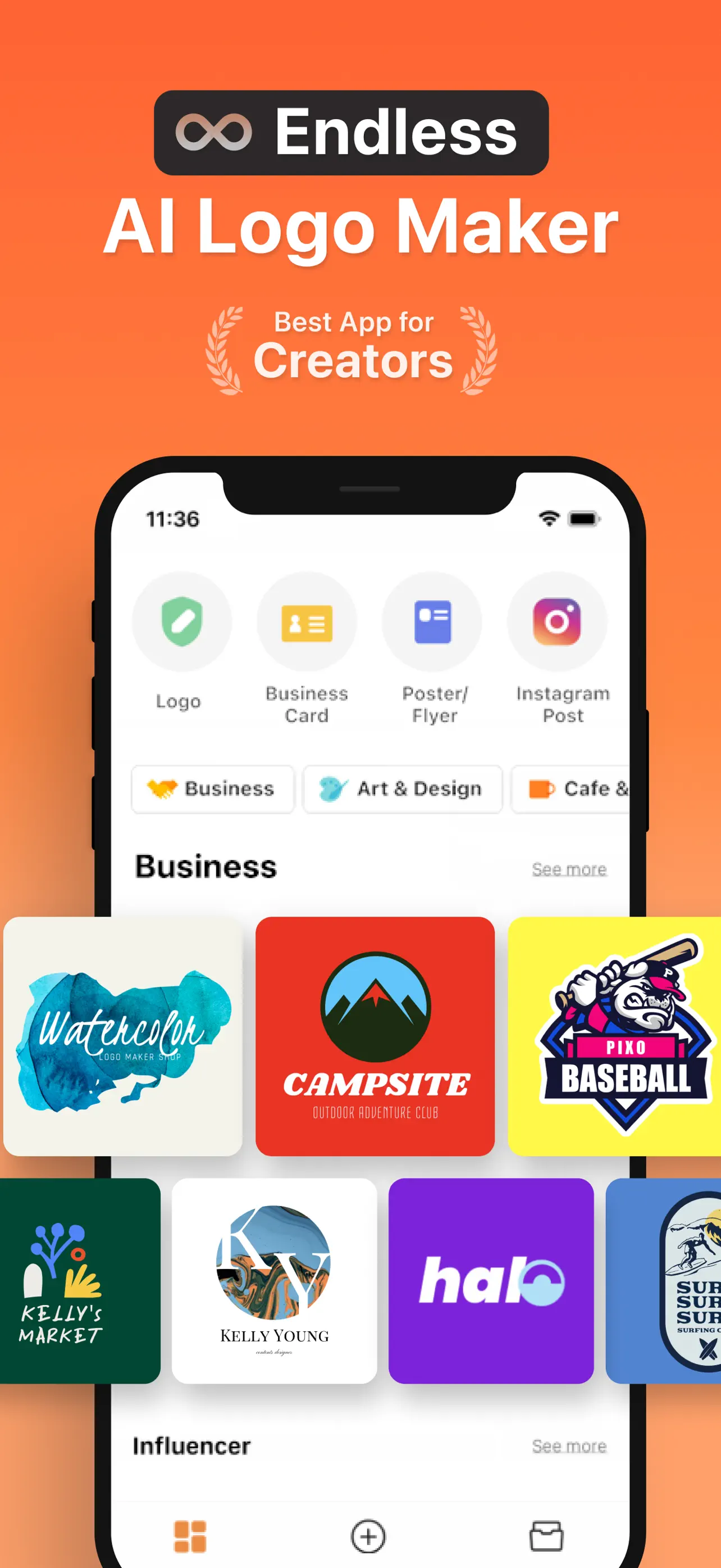 Boon: AI Logo Maker & Design App Store screenshot 1
