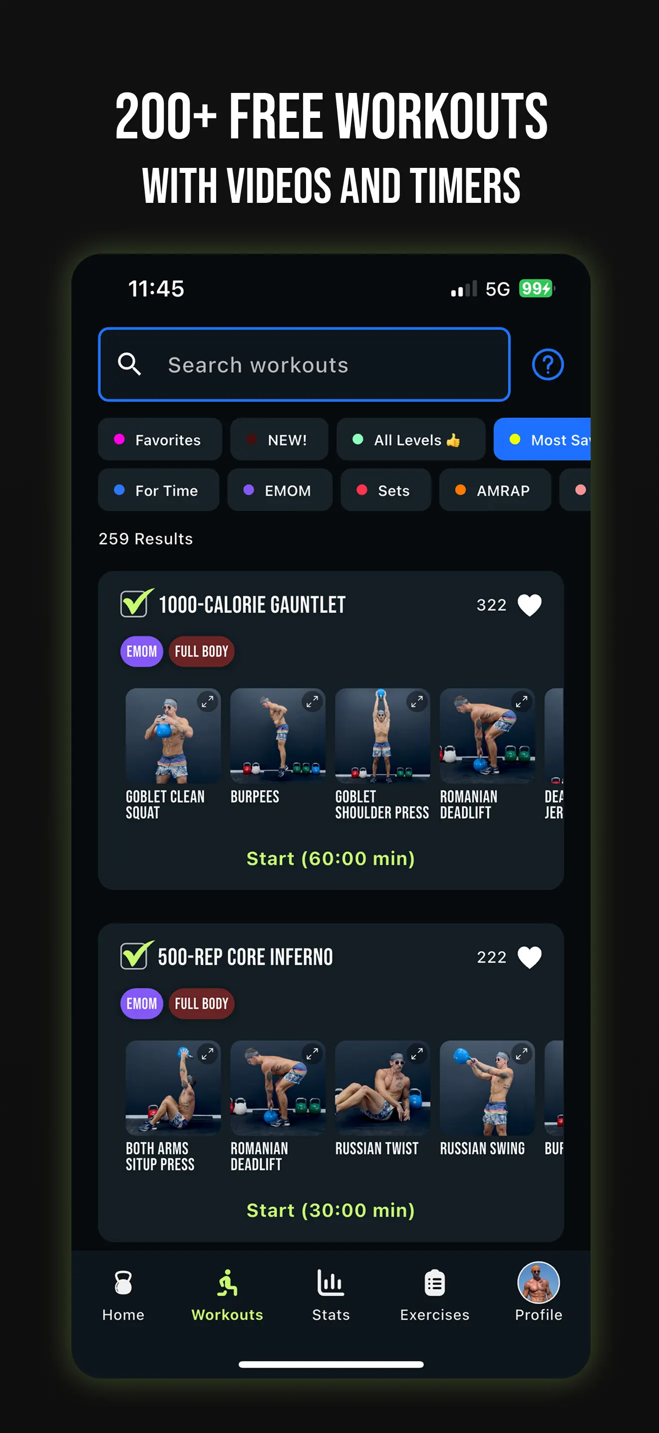 KBMH - Kettlebell Workouts App Store screenshot 2