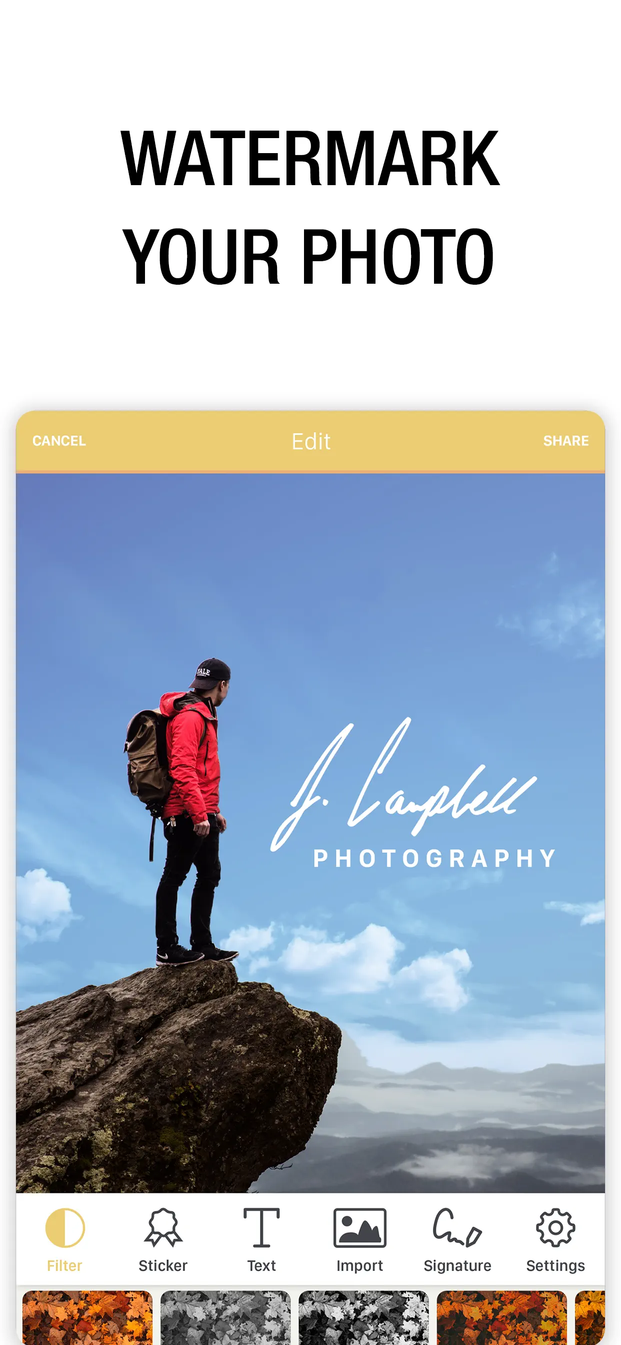 Watermark Maker: Add Signature App Store screenshot 4