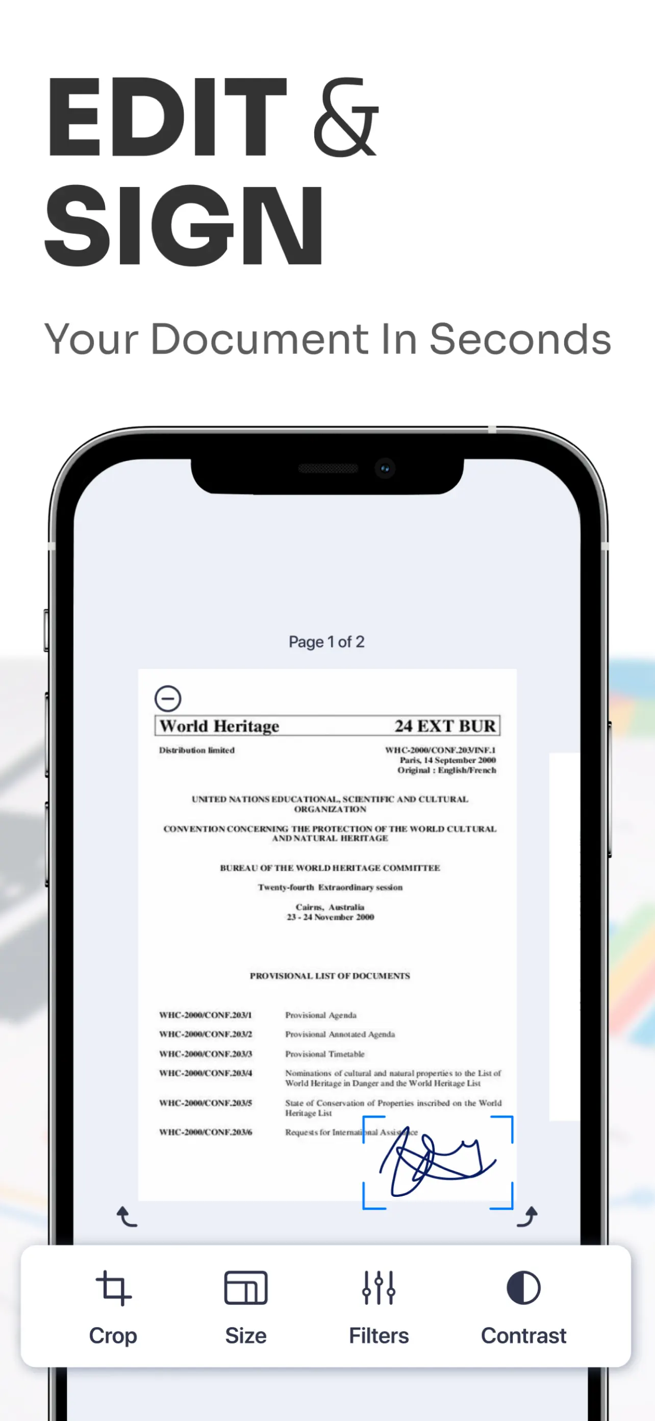 PDF Scanner, Editor, Converter App Store screenshot 4