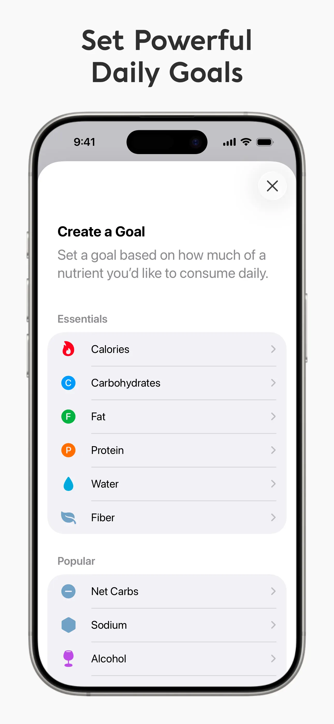 Nutrition Tracker: Foodnoms App Store screenshot 4
