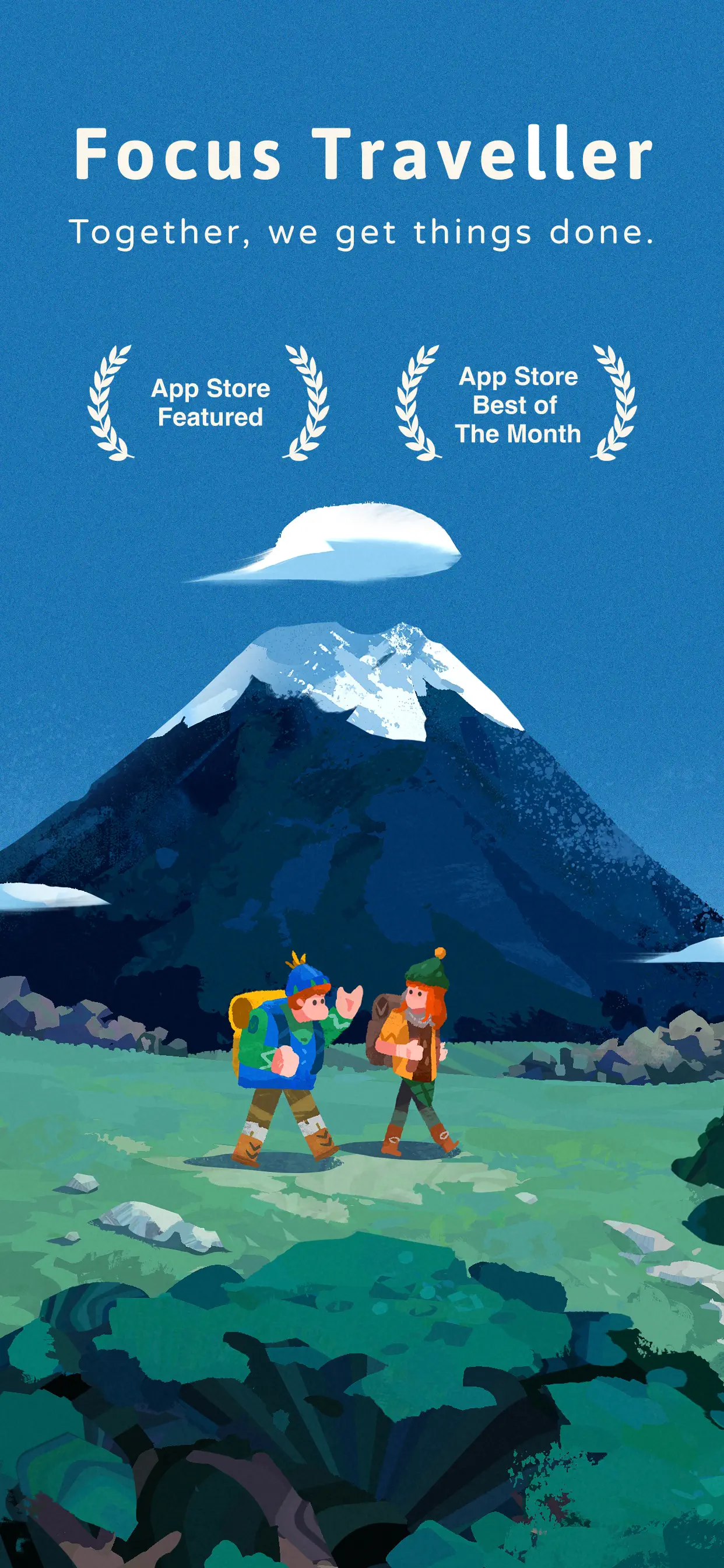 Focus Traveller - Flow Timer App Store screenshot 1