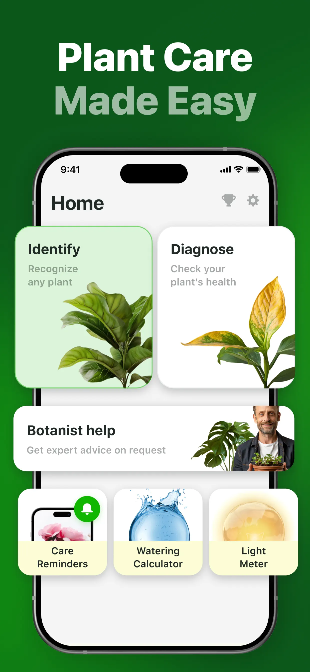 Plant Identifier & Care App App Store screenshot 3