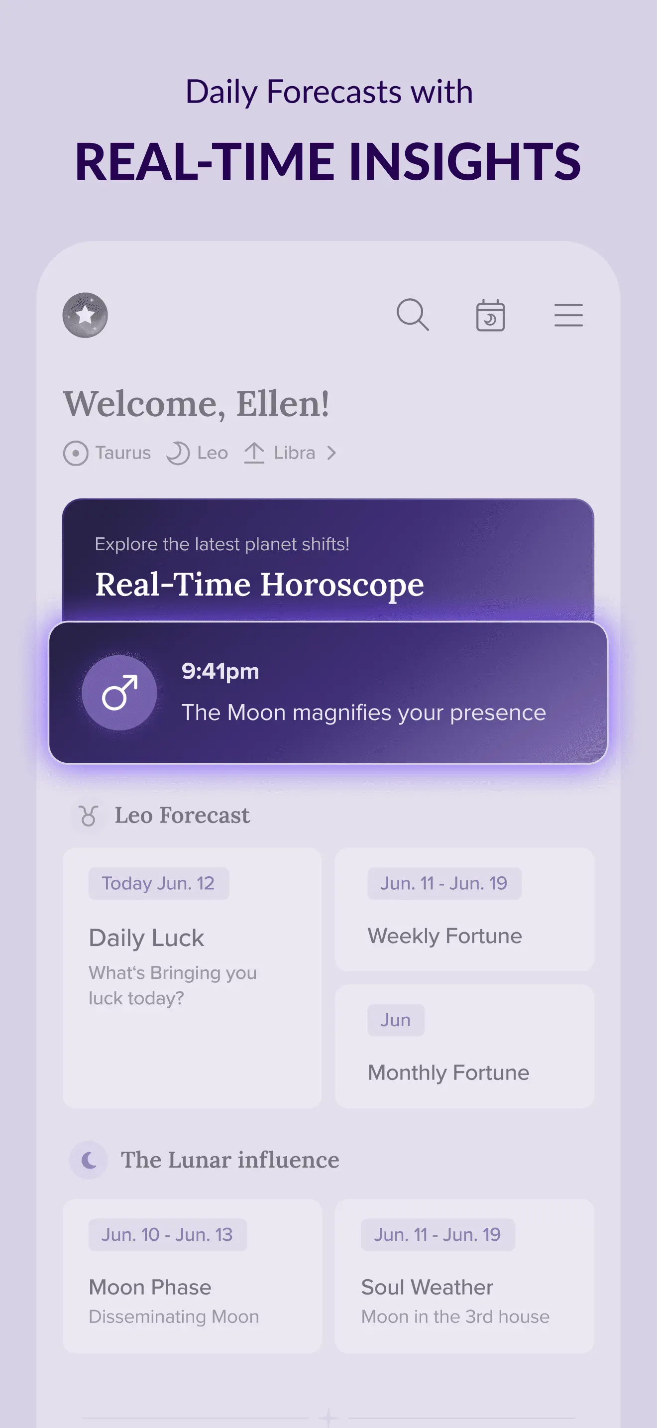 FORCETELLER: Daily Horoscope App Store screenshot 2