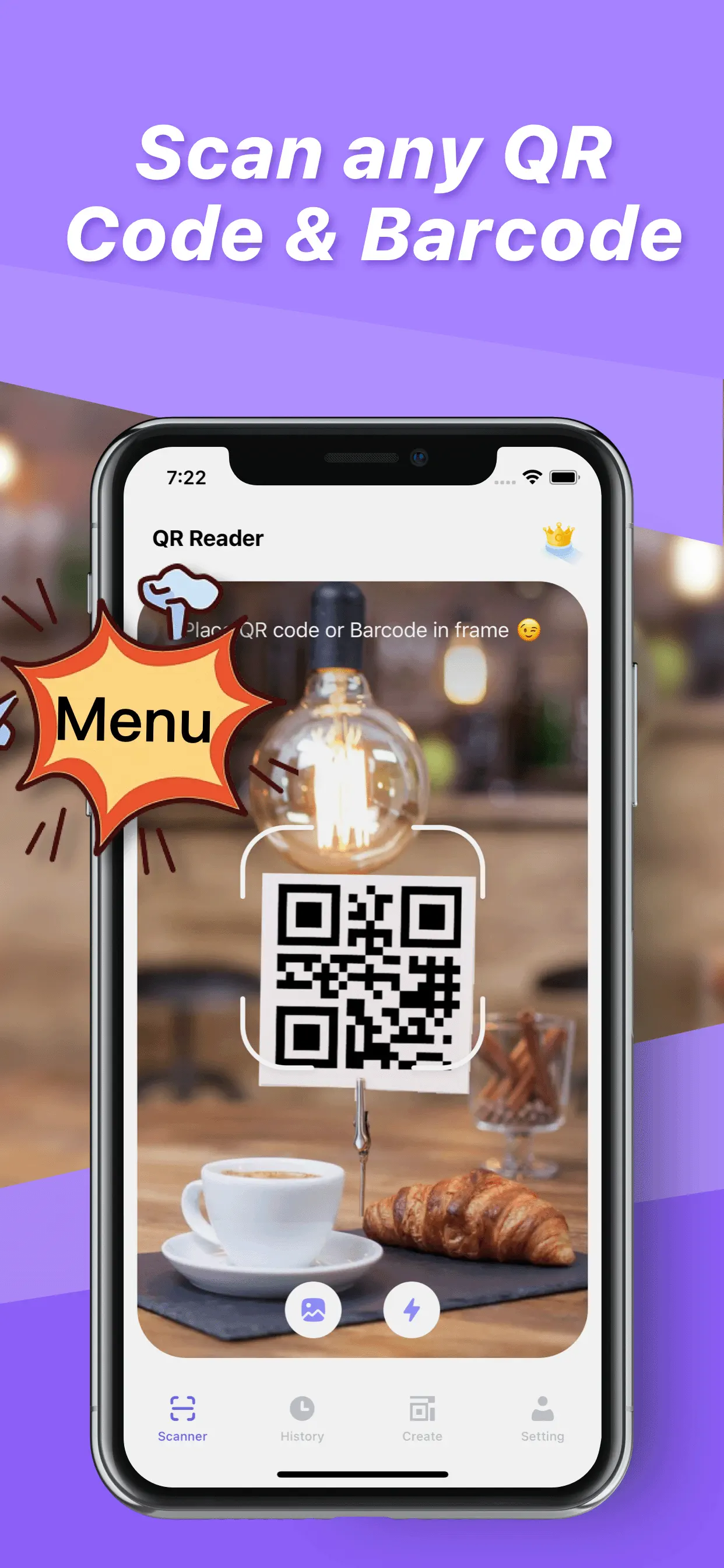 QR Reader for mobile App Store screenshot 1